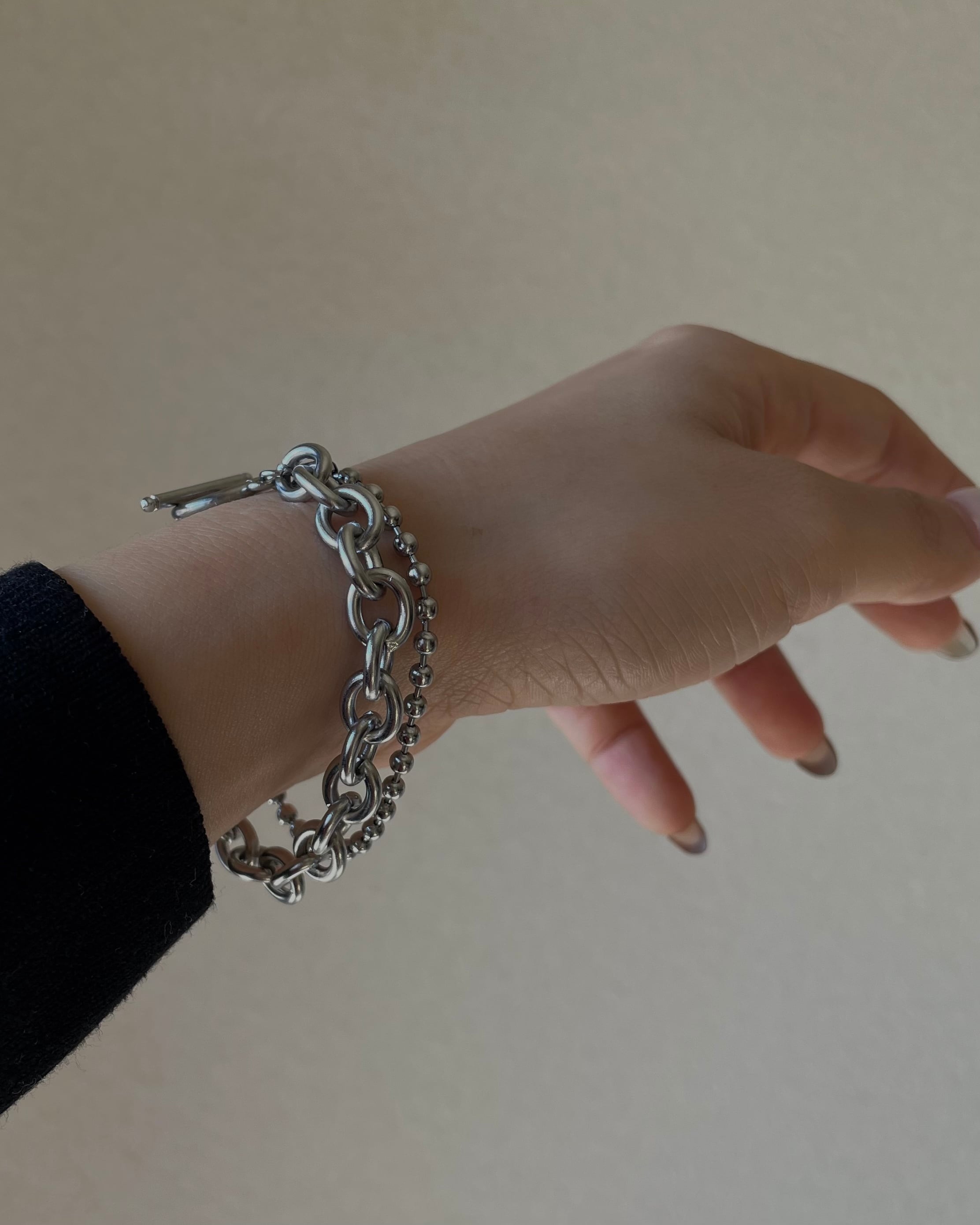 ダブルチェーンマンテルブレスレット | Chance（シャンス