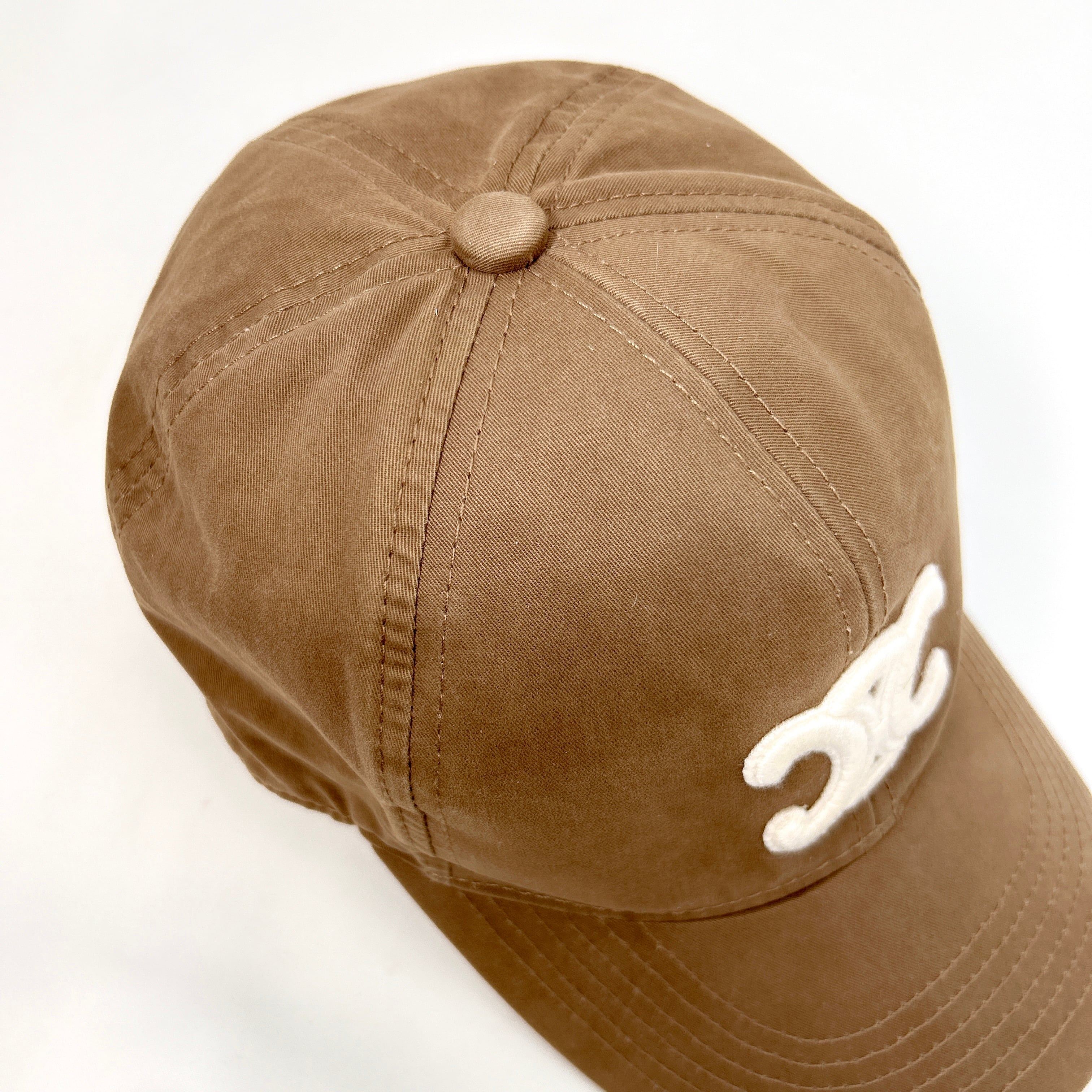 セリーヌ キャップ 【正規品】 トリオンフ Mサイズ マロングラッセ