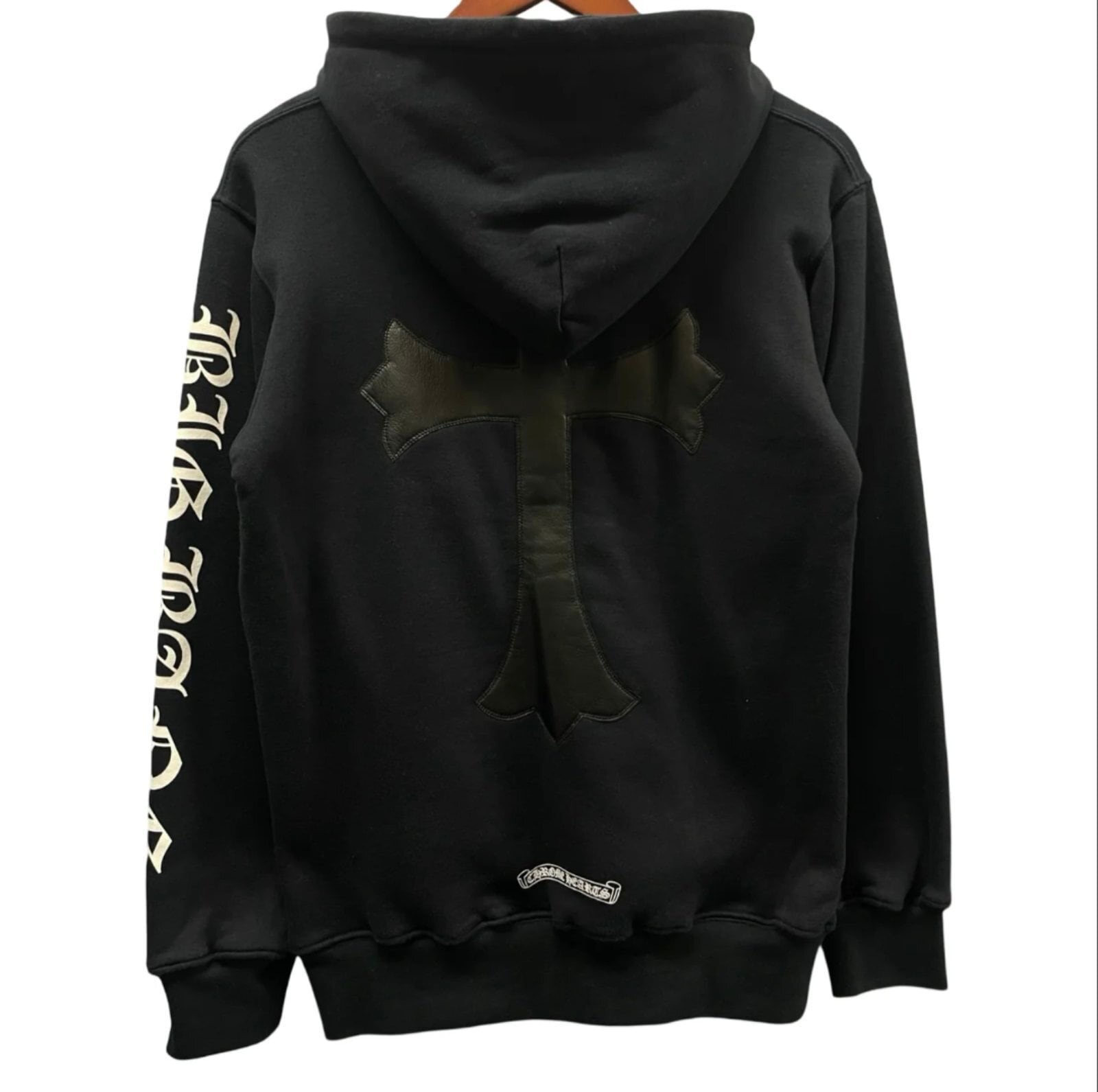 CHROME HEARTS クロムハーツ × BIG BANG レザーパッチプルオーバー