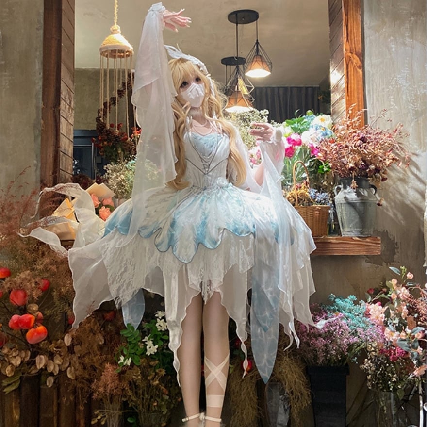 SEASONZ ふわふわ アイドル衣装 ホワイトピーコック ジャンパー