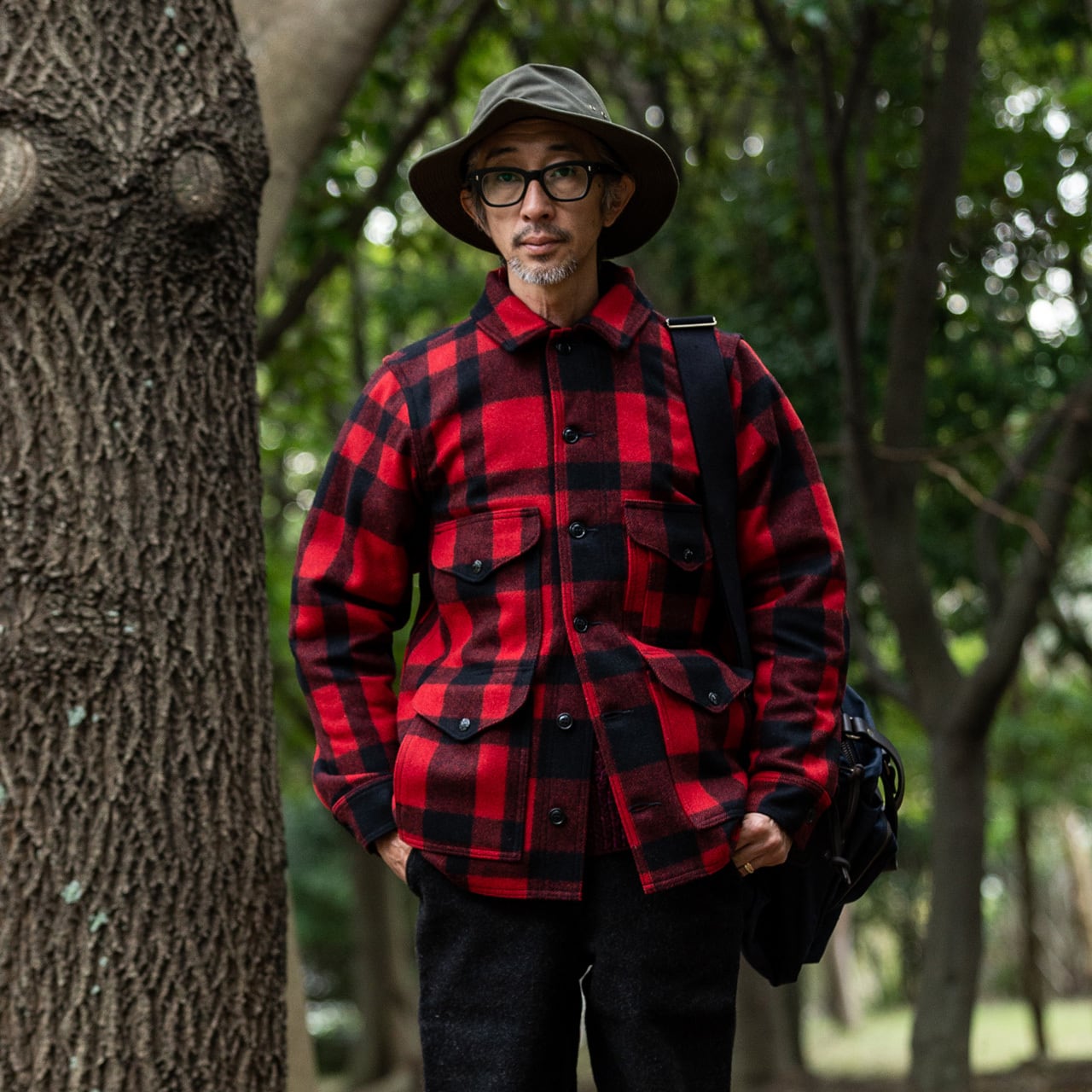 FILSON フィルソン RED/BLACK マッキーノクルーザー ジャケット