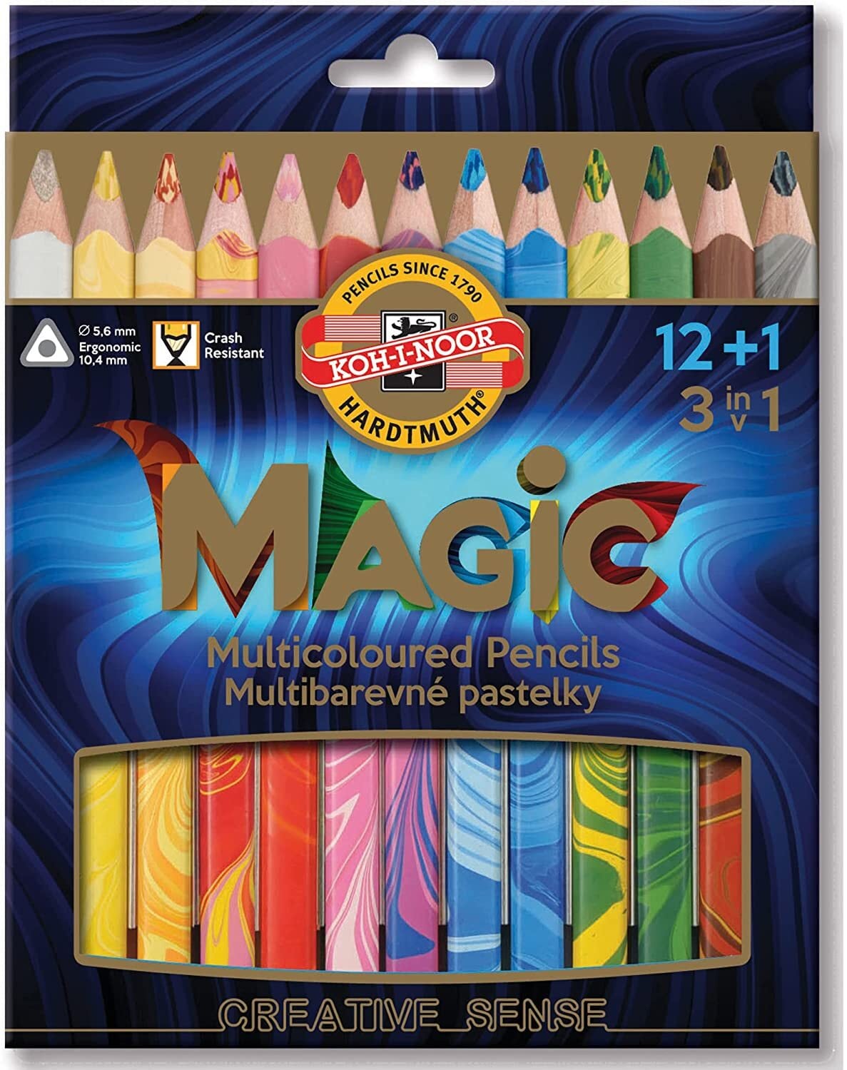 KOH-I-NOOR/コヒノール】MAGICマーブル色鉛筆12色＋1セット | 590&Co.
