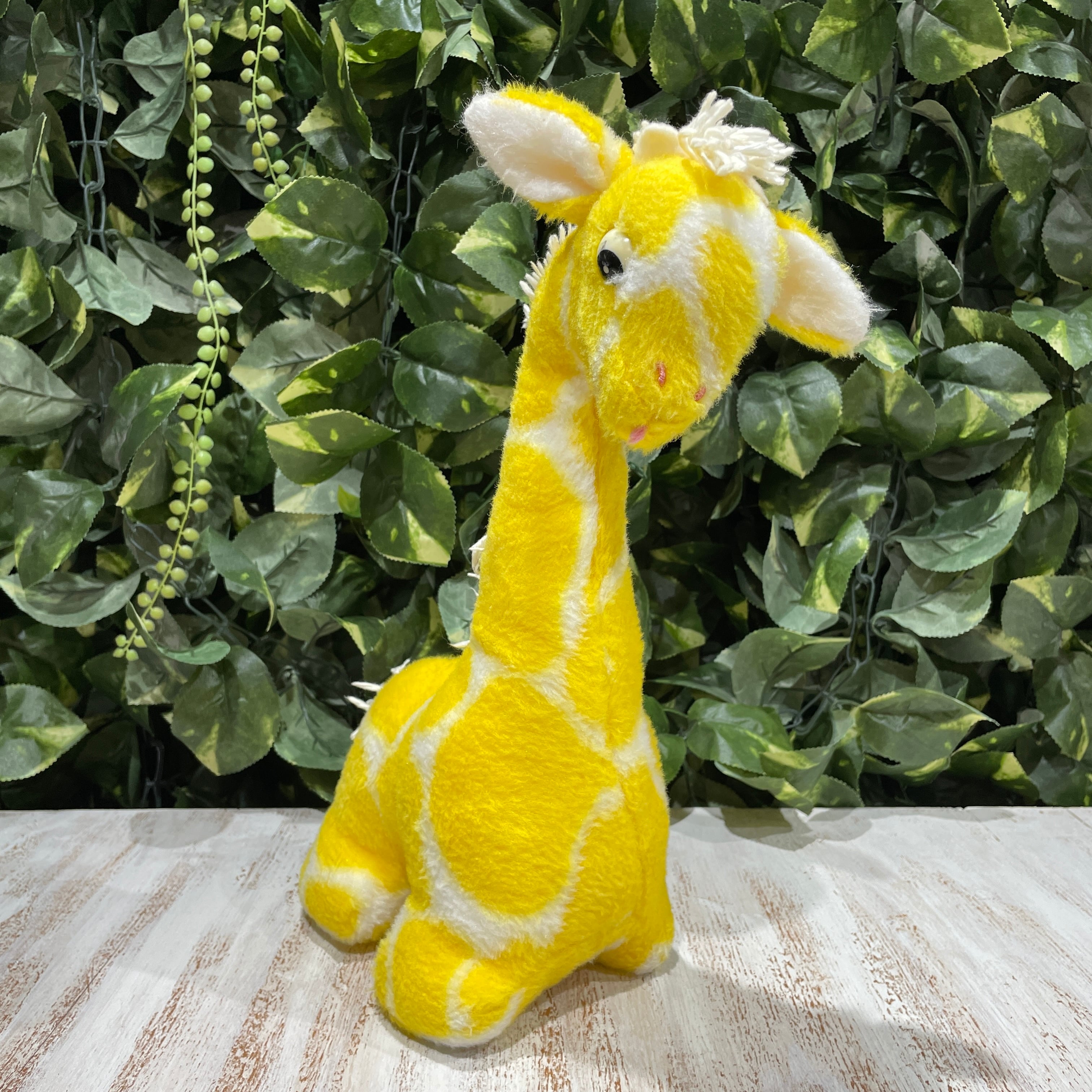 ⭐︎首長キリンちゃん⭐︎イエローキリン⭐︎eden toys⭐︎中に鈴が