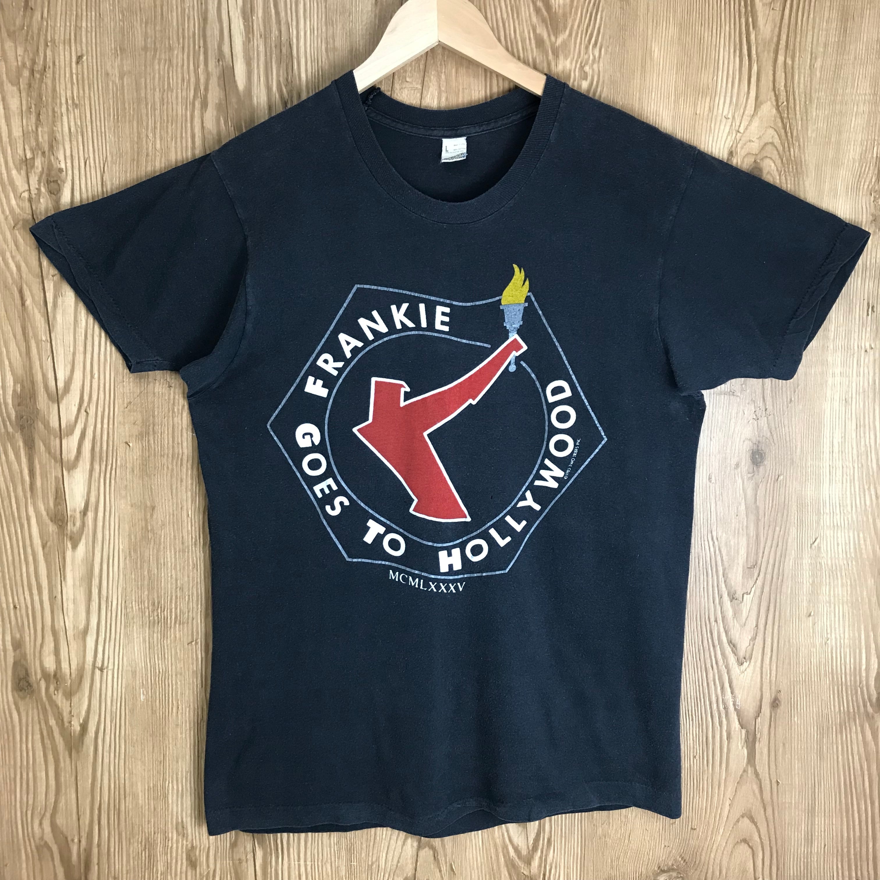 ☆USA製 80s VINTAGE FRANKIE GOES TO HOLLYWOOD バンドT ロックT 両面