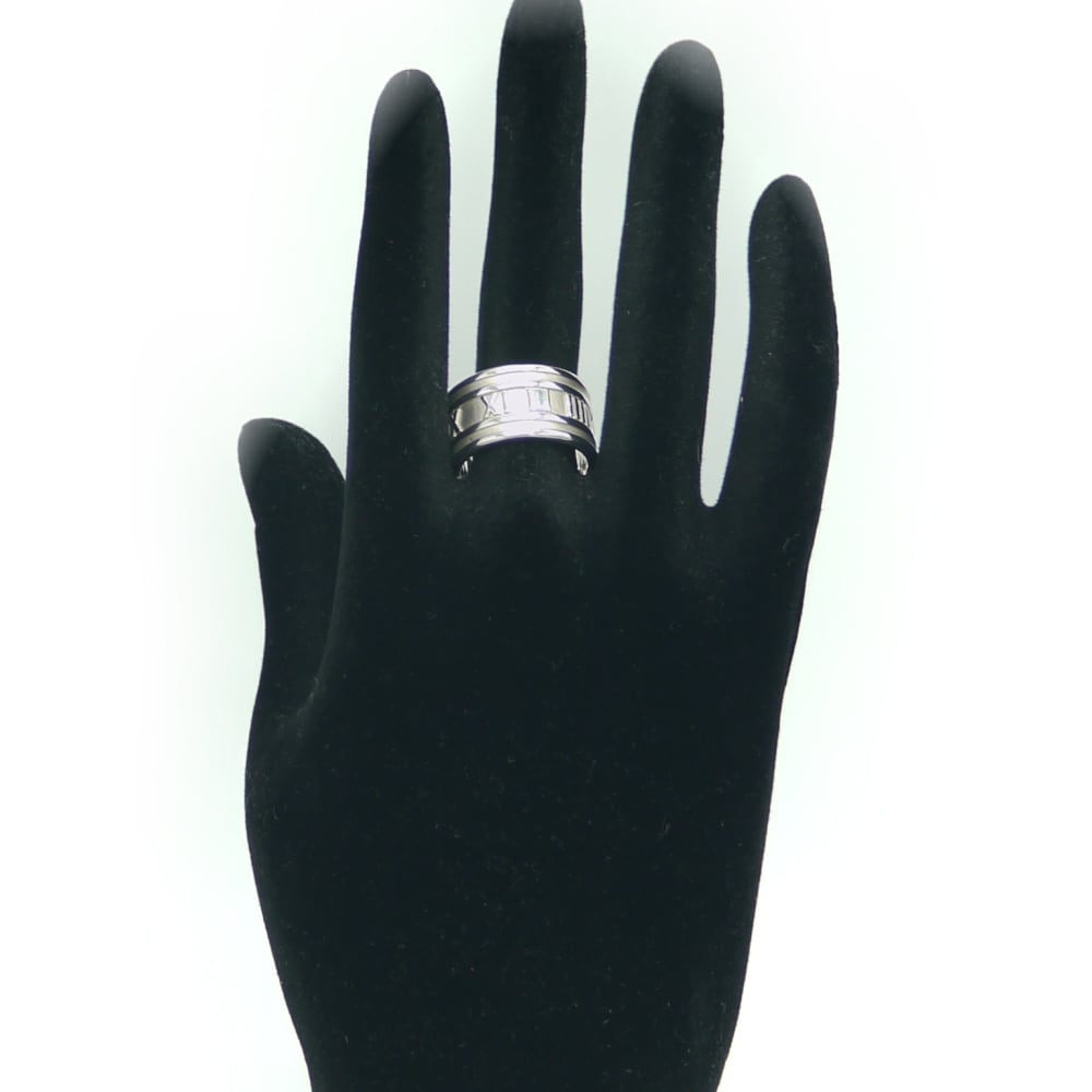 TIFFANY & Co. ティファニー アトラスワイドリング 指輪 シルバー925