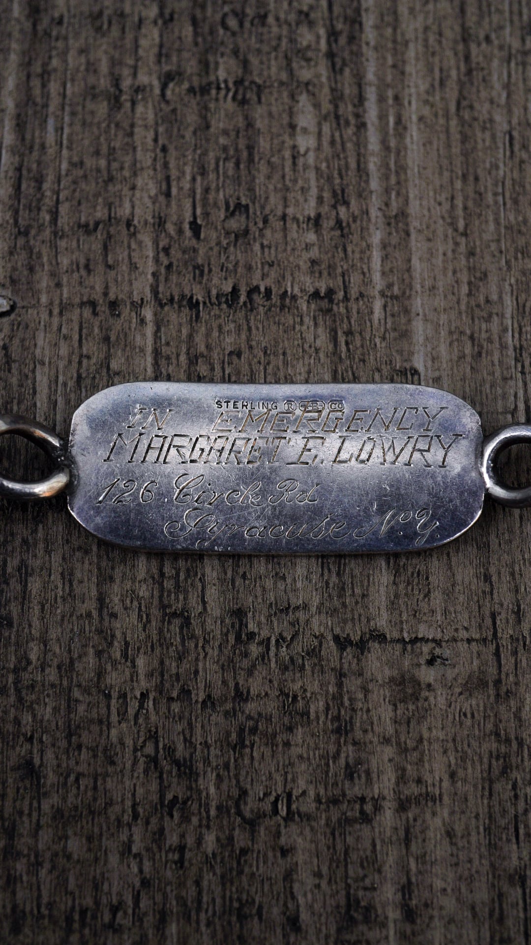 1940s】R. Blackinton Co. U.S. Army WWII ID ブレスレット 《シルバー