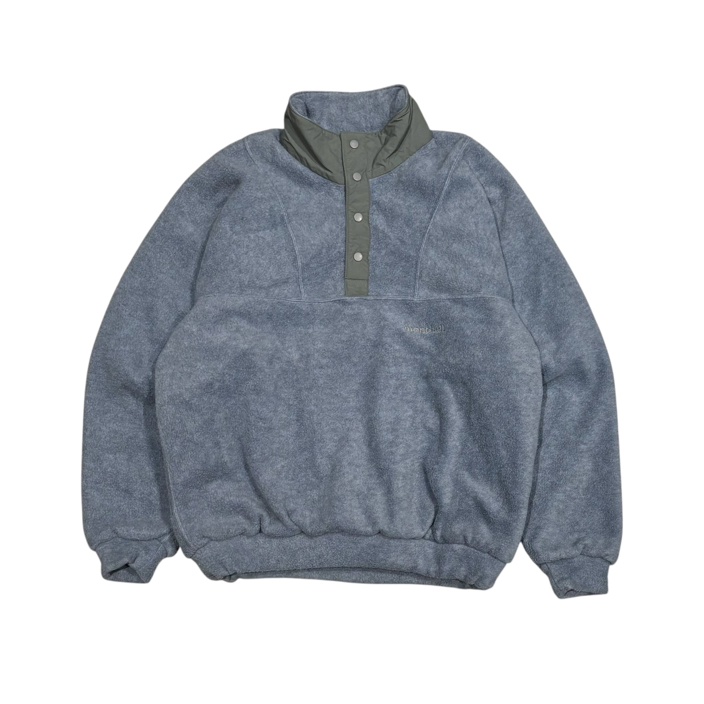 90's mont-bell Fleece Snap-T S / モンベル オールドモンベル