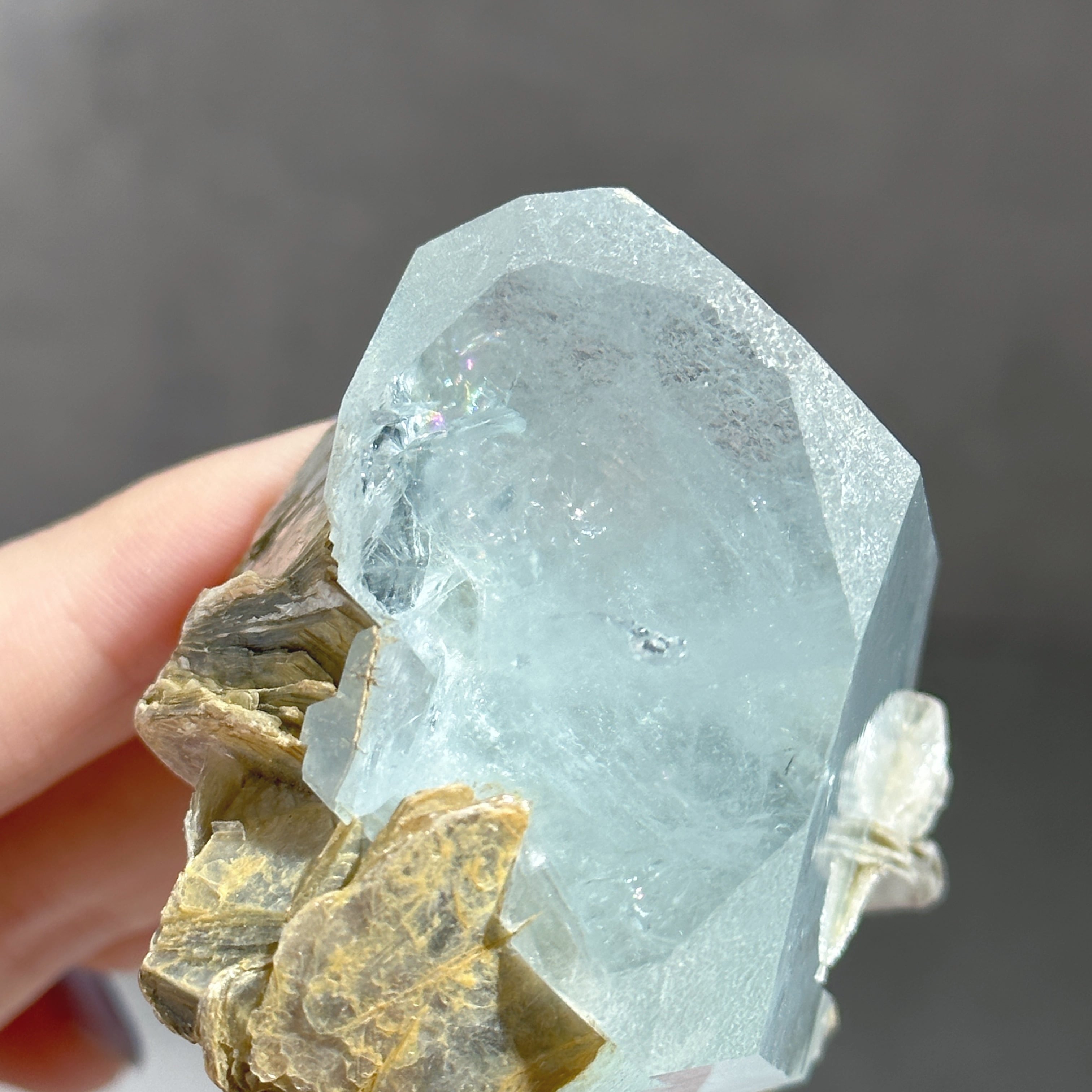 透明感◎雲母◎アクアマリン 原石32◇Aquamaline◇天然石・鉱物