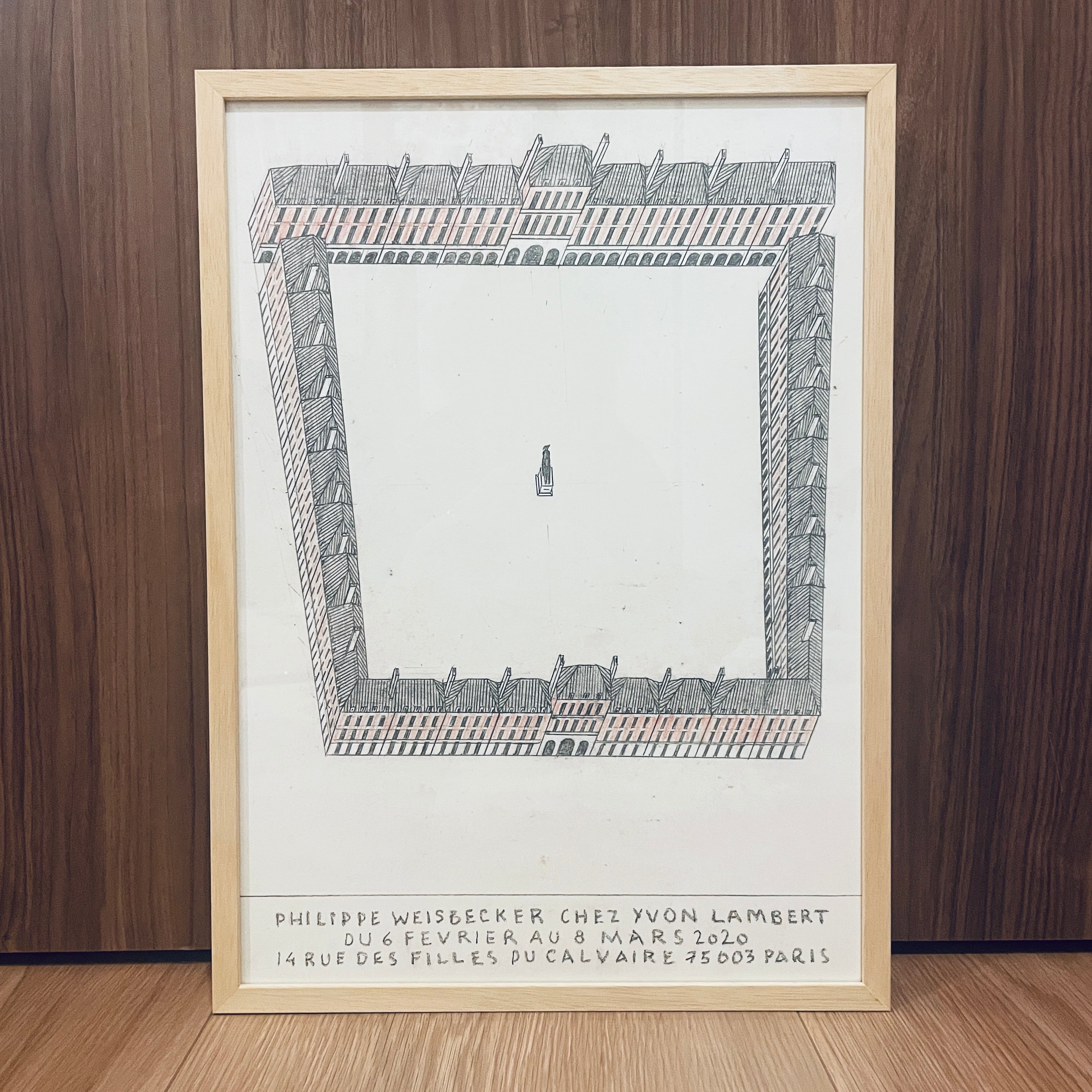 フランス限定 特注額装付き『フィリップ・ワイズベッカー』展示2020