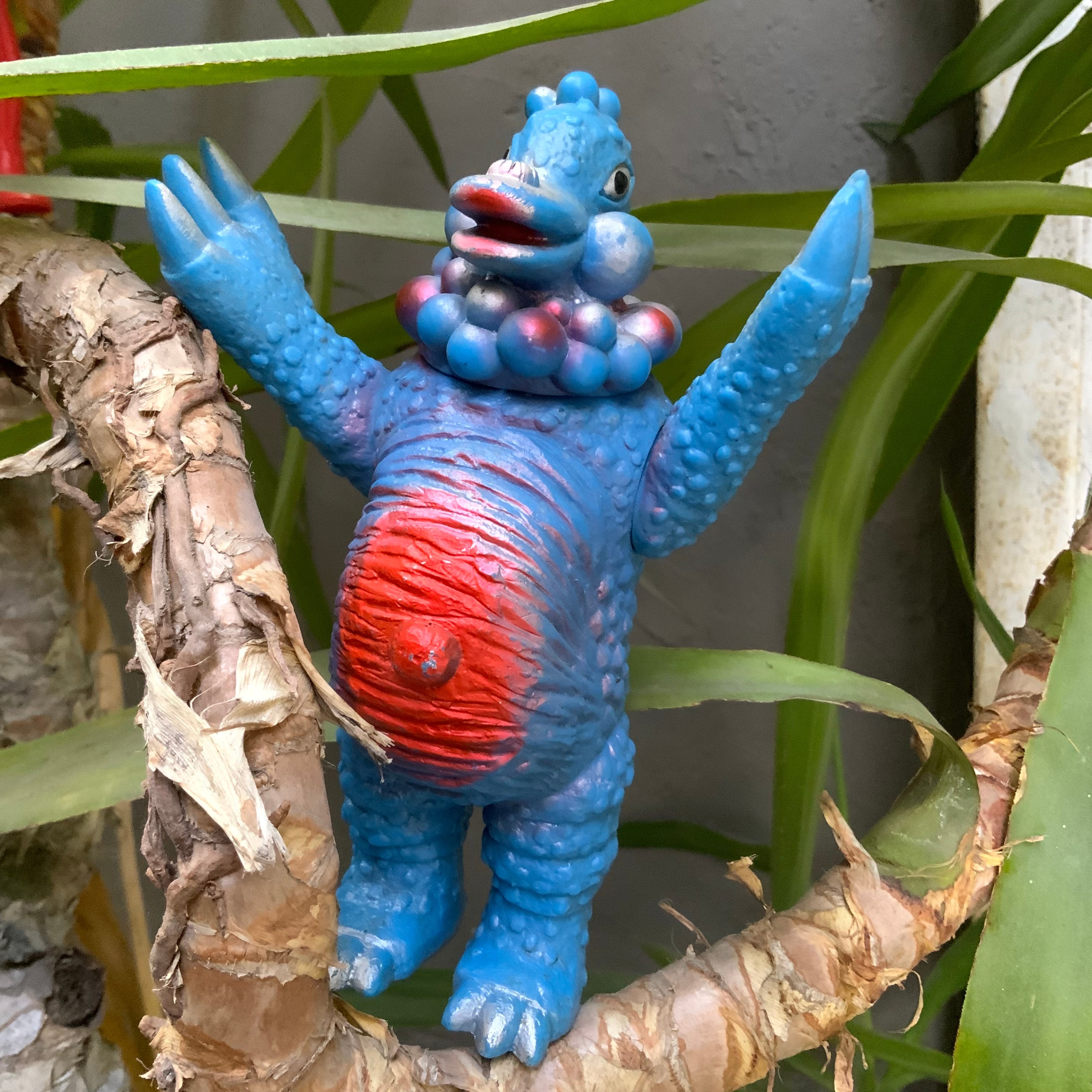 状態良好! だいにんきソフビ「ライブキング」身長16センチ。78年ポピー