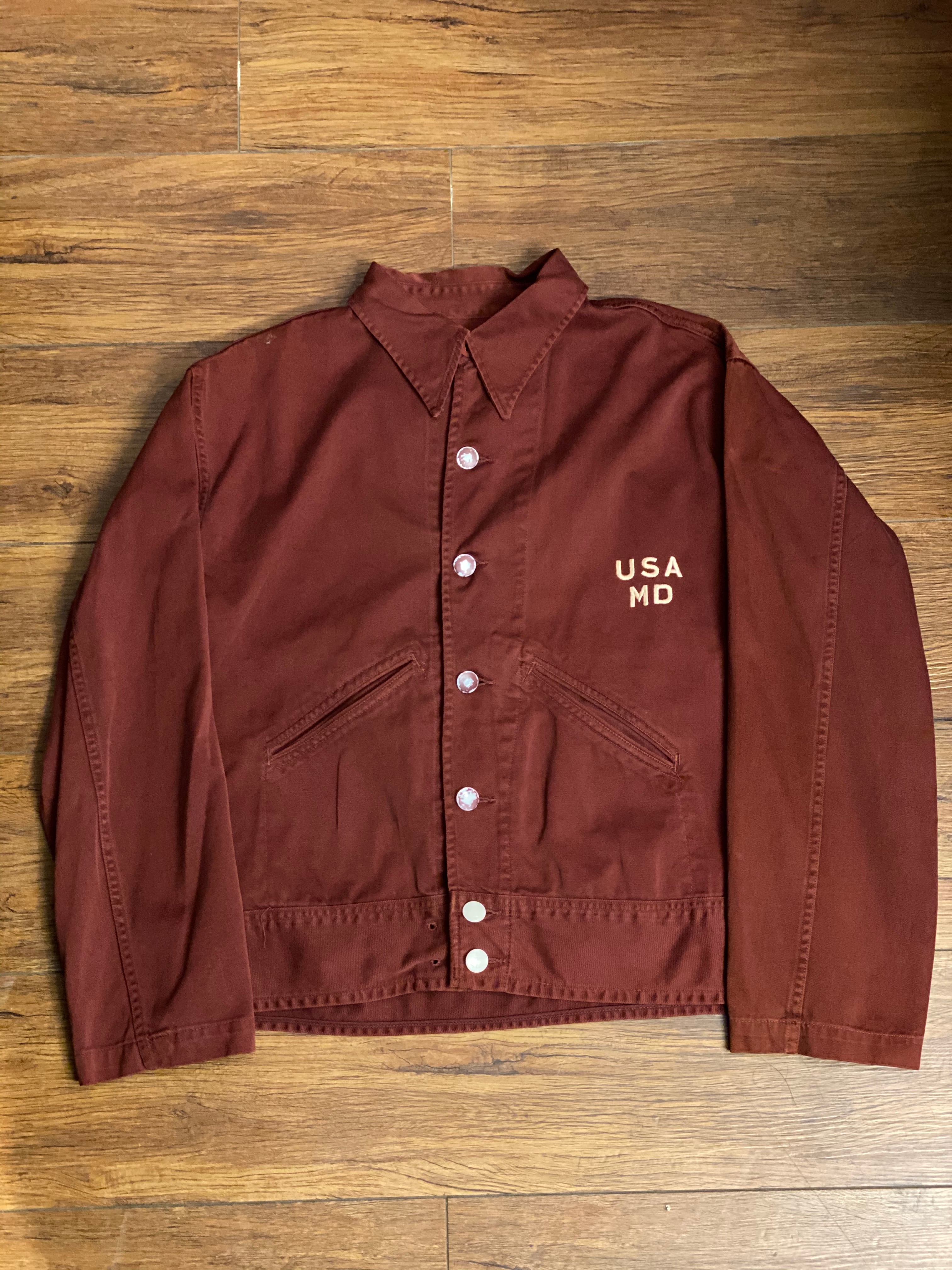 vintage 1940's US ARMY medical jacket | vintage clothing twoface