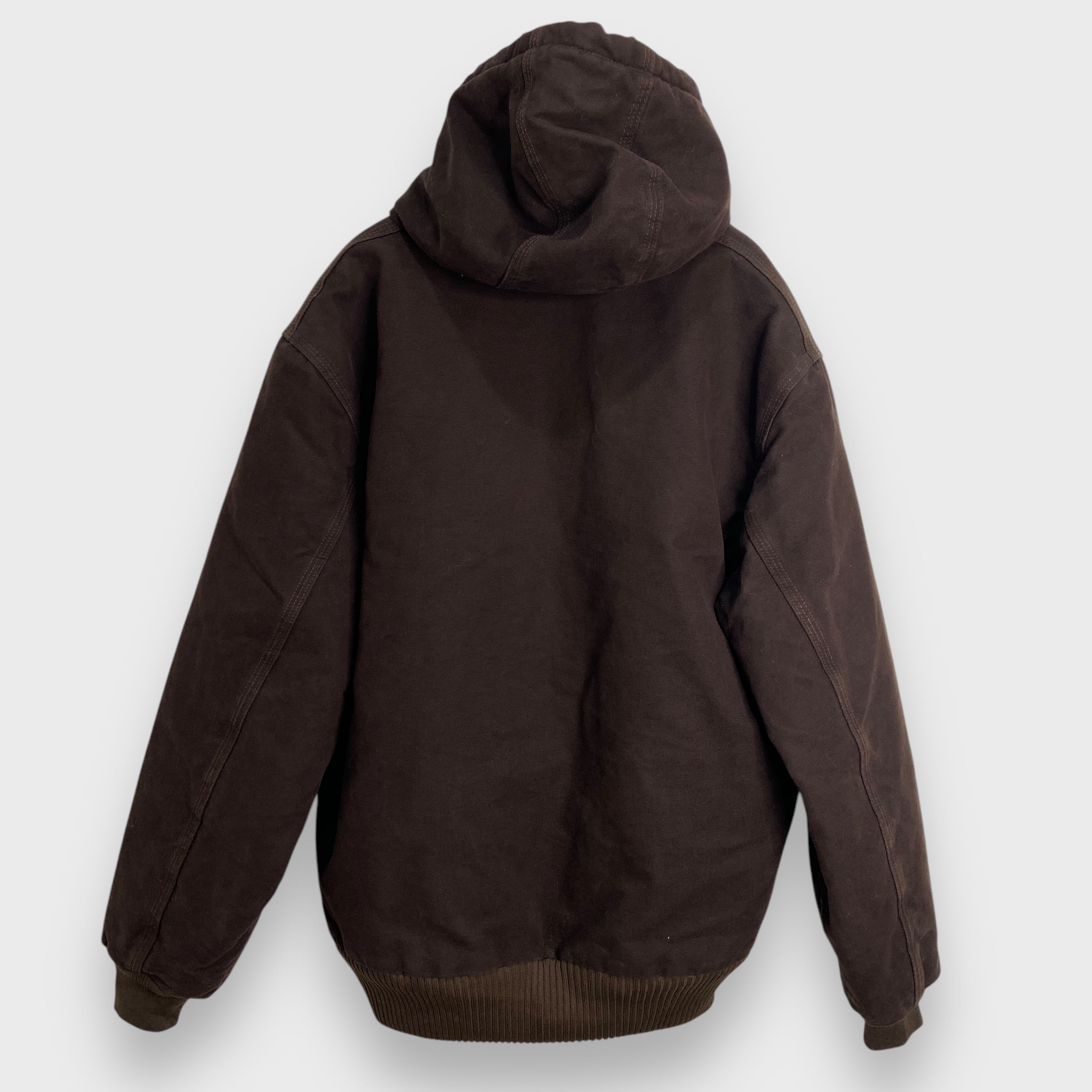 美品00s carhartt カーハート アクティブジャケット ダック ブラウン