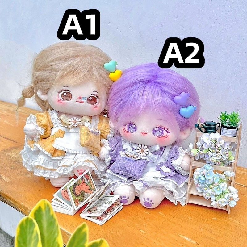 服+本体SET 無属性 ぬいぐるみ 20cm 着せ替えぬいぐるみ 女の子