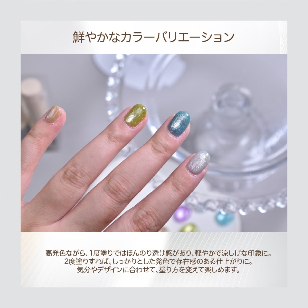 クーポン発行中】Be The Shine フラッシュマグネットジェル 64ミクロン