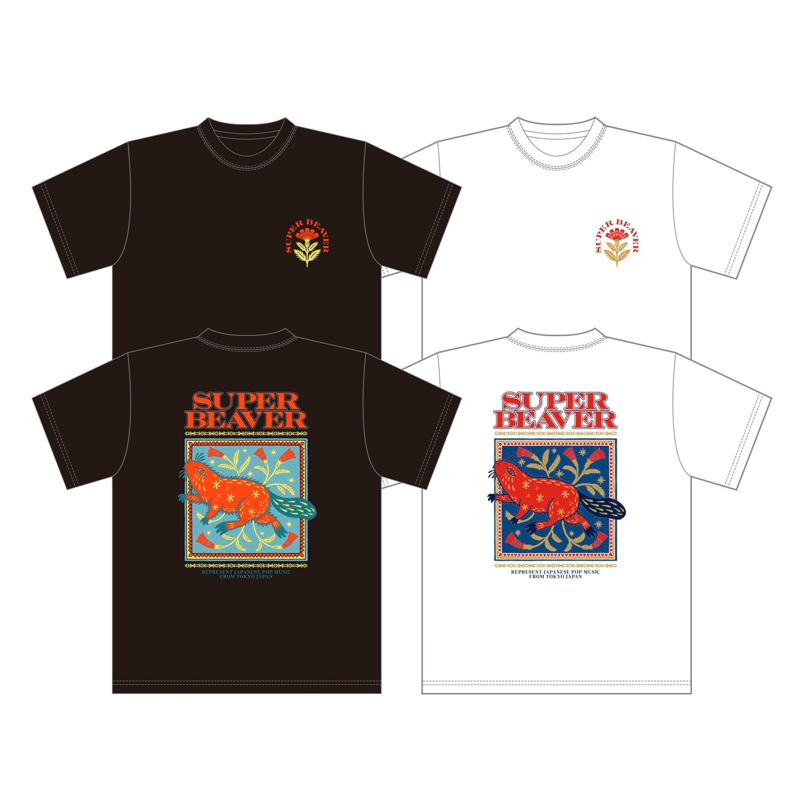 ウォールアートTシャツ | SUPER BEAVER OFFICIAL WEBSTORE