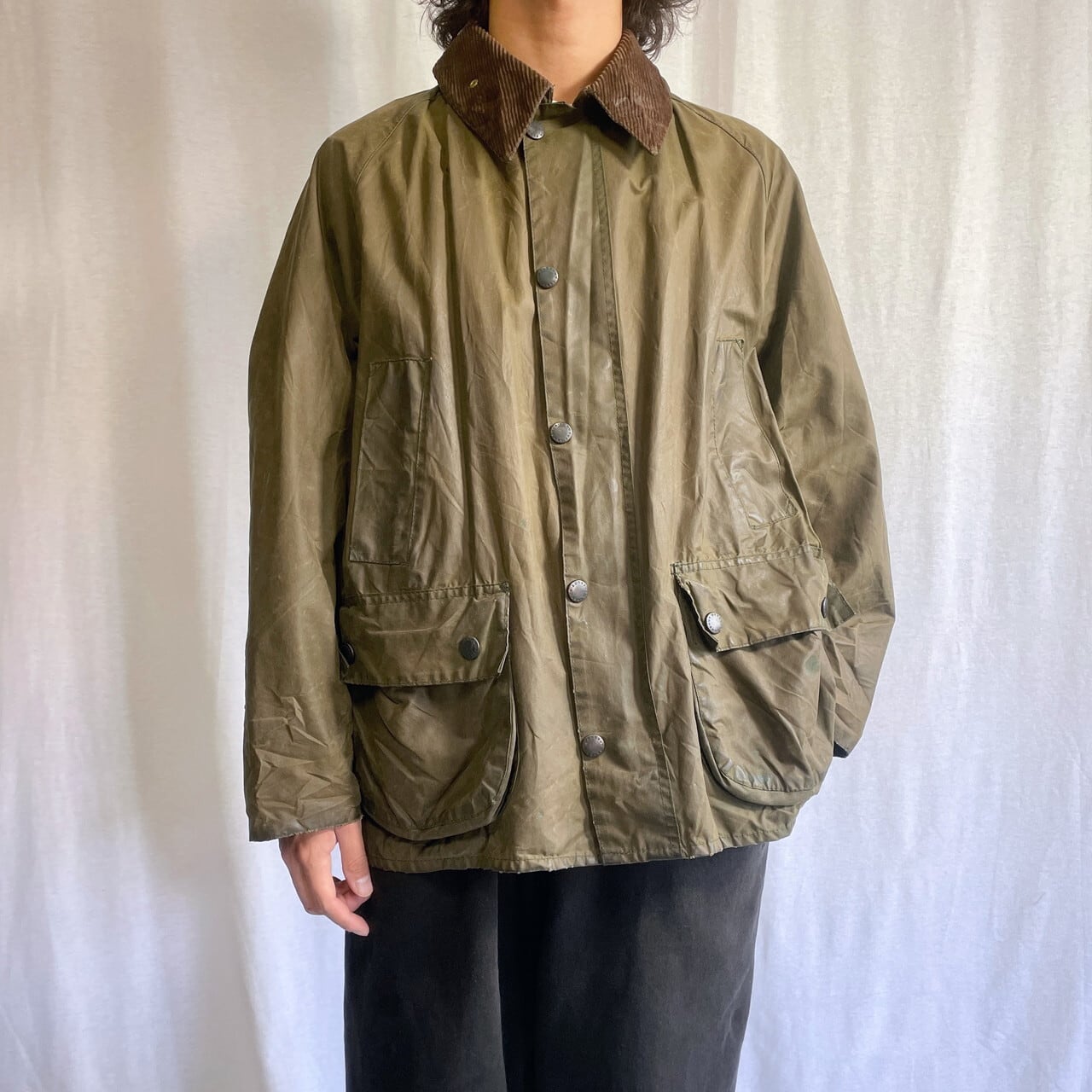 91年製 英国製 Barbour BEDALE バブアー ビデイル オイルドジャケット
