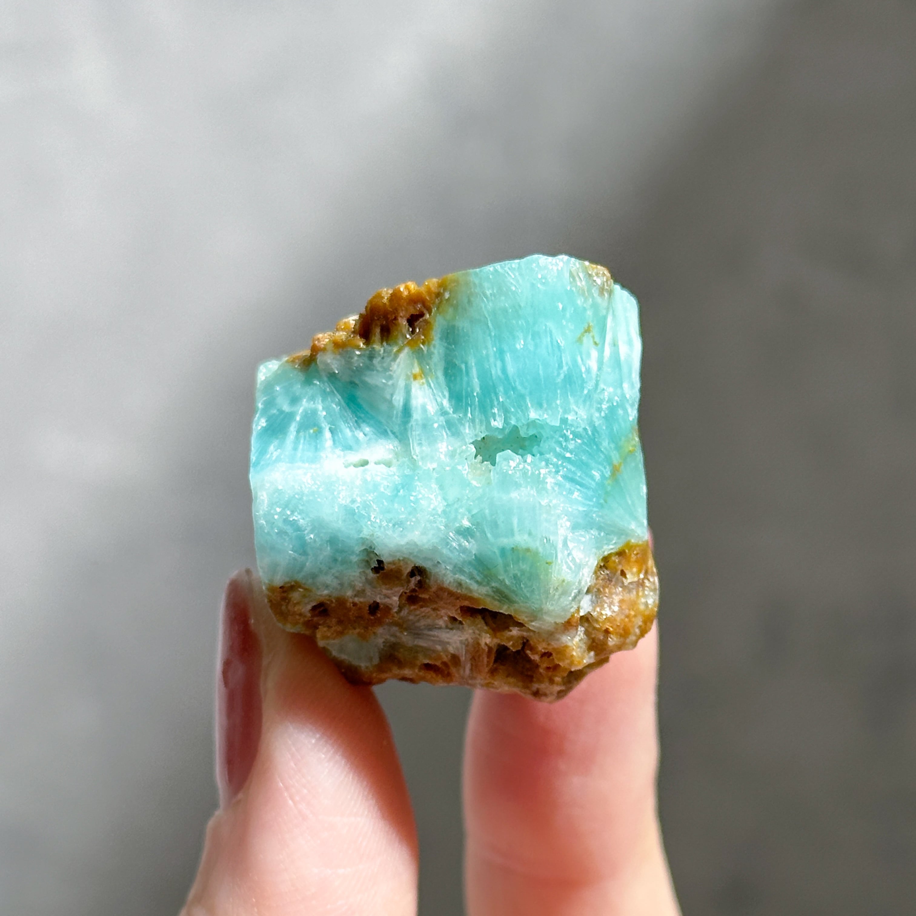 ブルーアラゴナイト 原石43◇Blue Aragonite◇天然石・鉱物