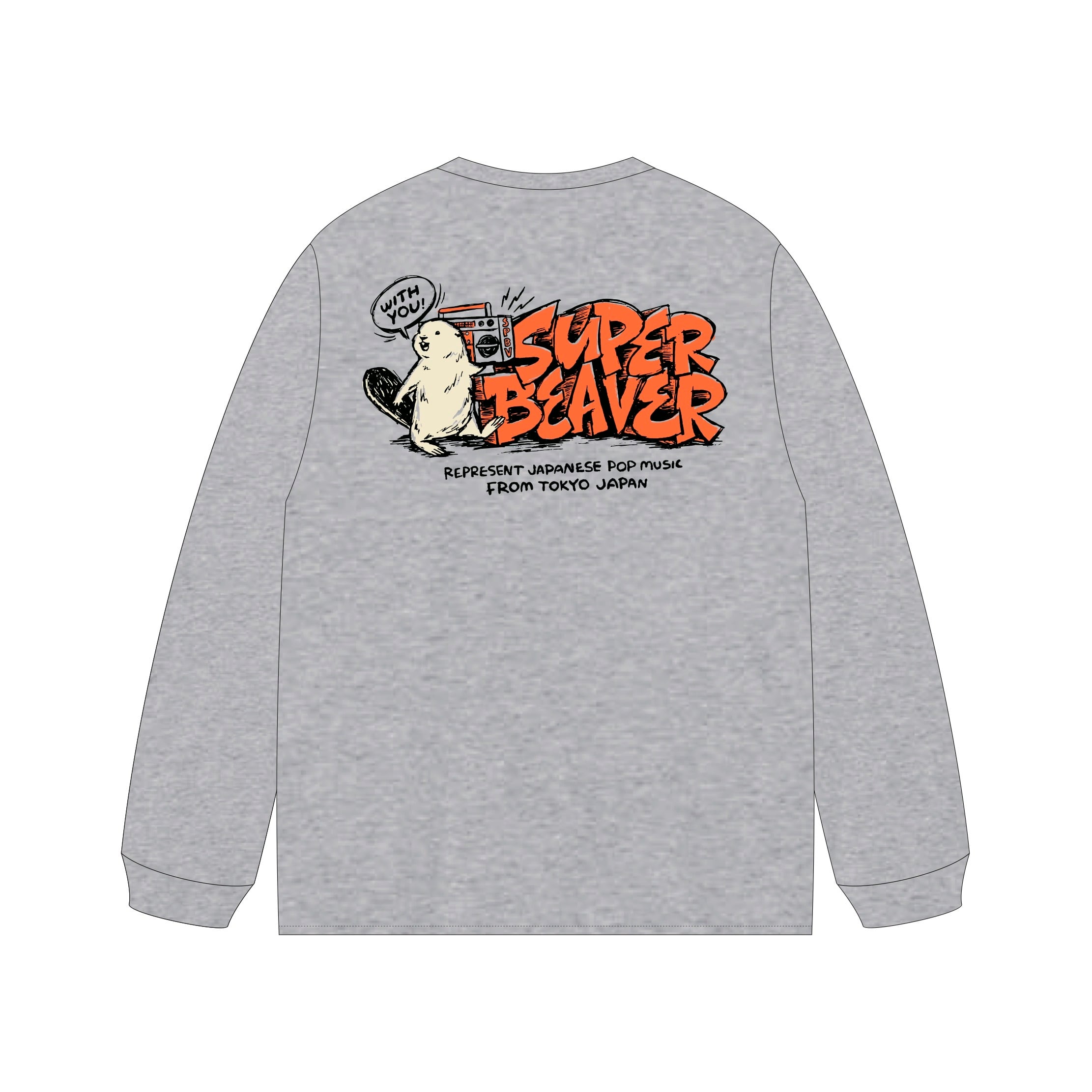 SPBV ミュージックロンT | SUPER BEAVER OFFICIAL WEBSTORE
