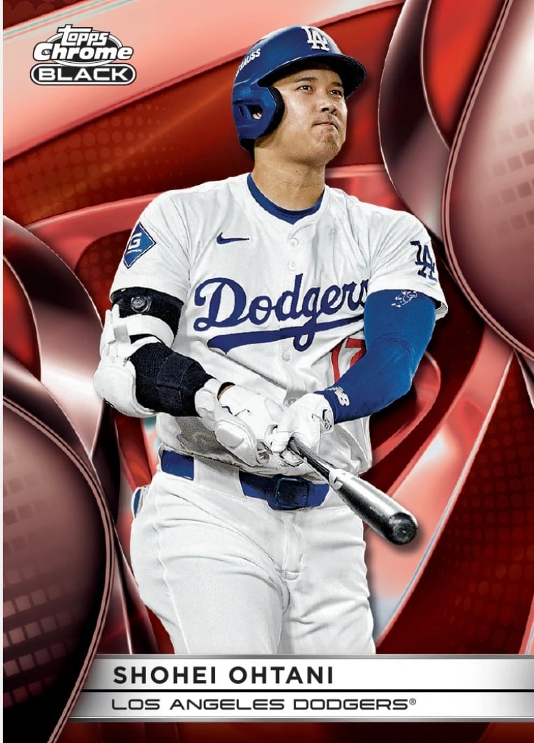 2025 Topps Chrome Black Baseball Hobby Box（1ボックス