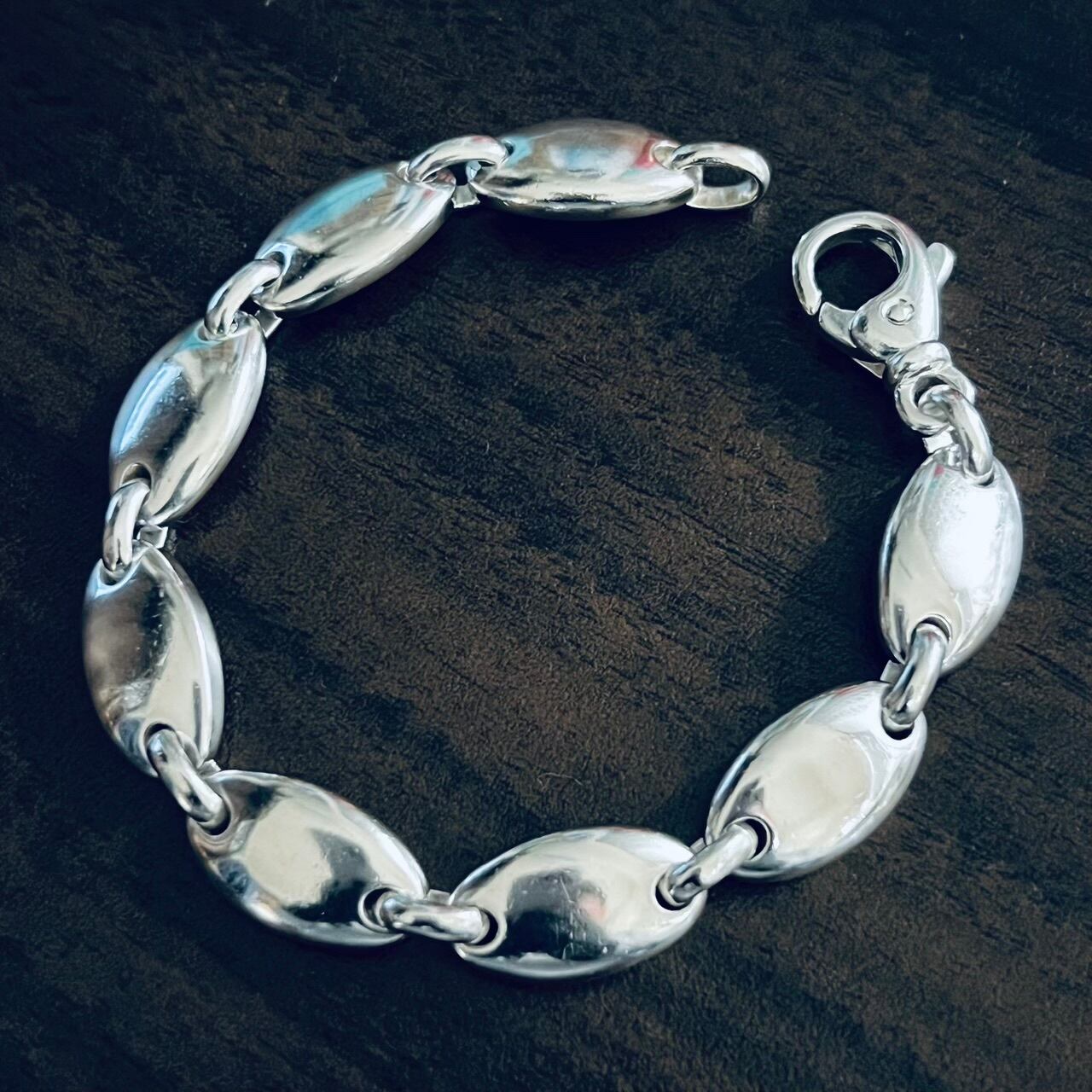 OLD TIFFANY & CO. Pebble Link Bracelet Sterling Silver | オールド