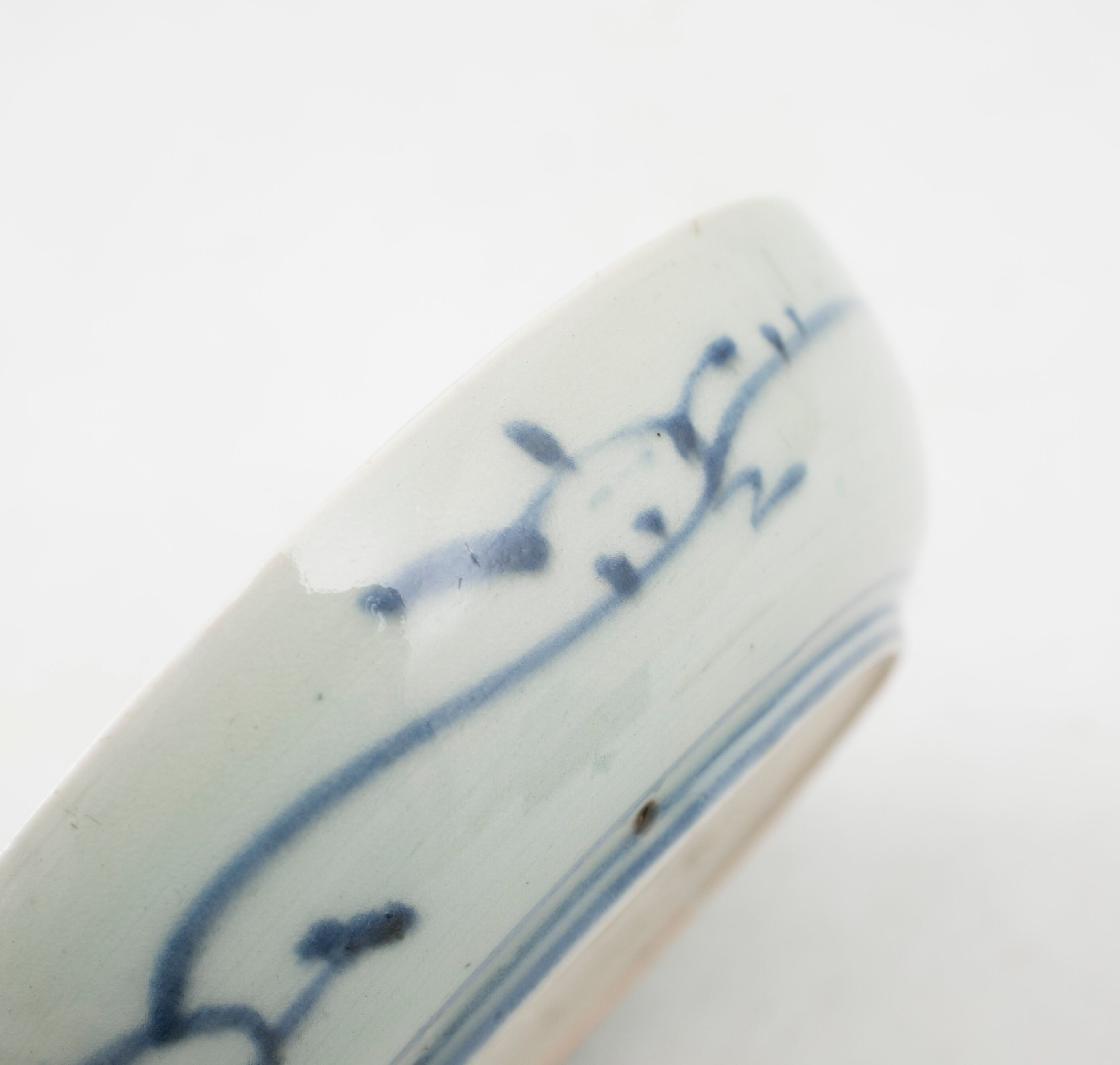 膾皿 なます皿 古伊万里 竹林の七賢図 染付 日本 古陶磁 小鉢 取り皿