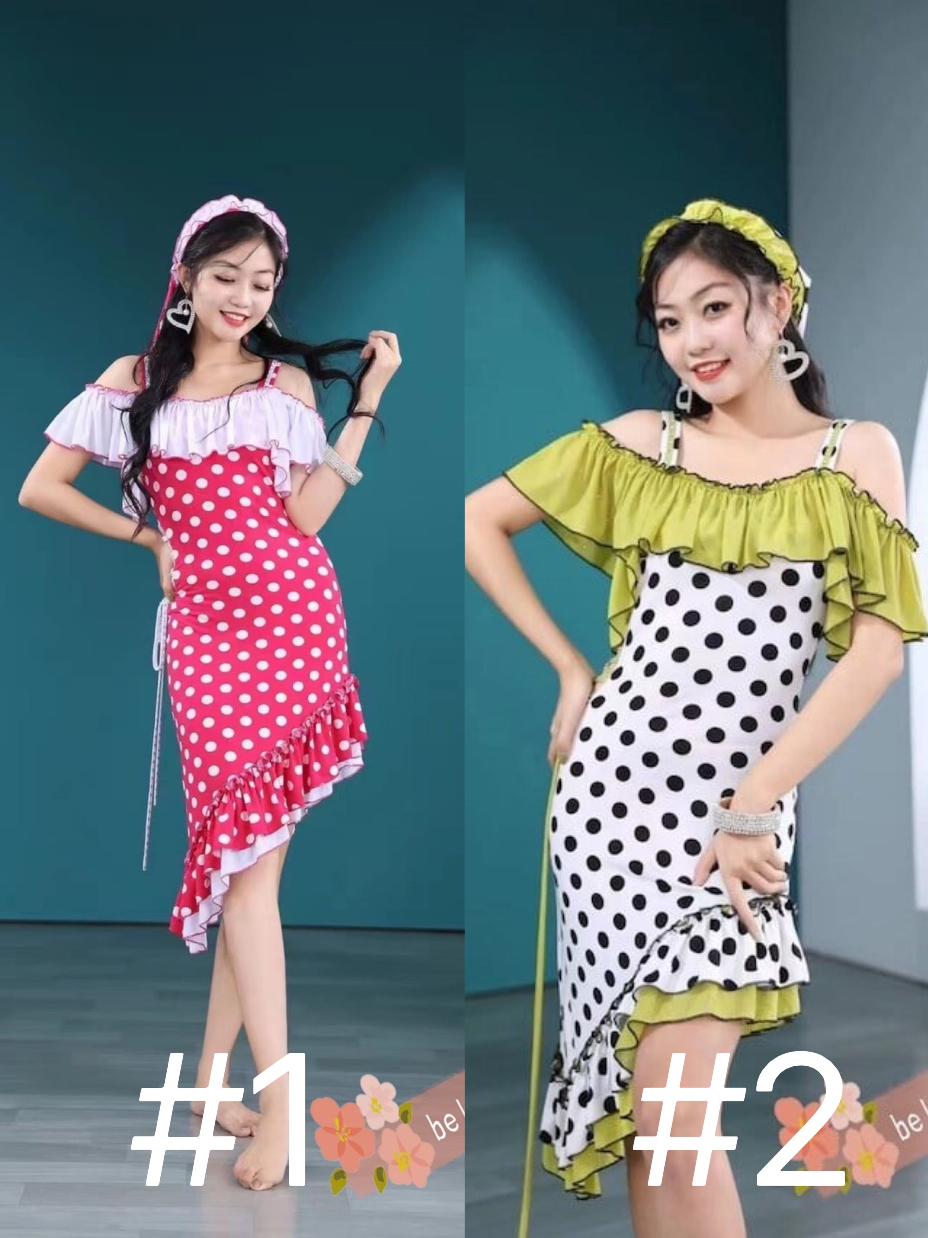 ミラーヤドレス 2カラー SANF A509-05 202111 | Belly Treasure®︎