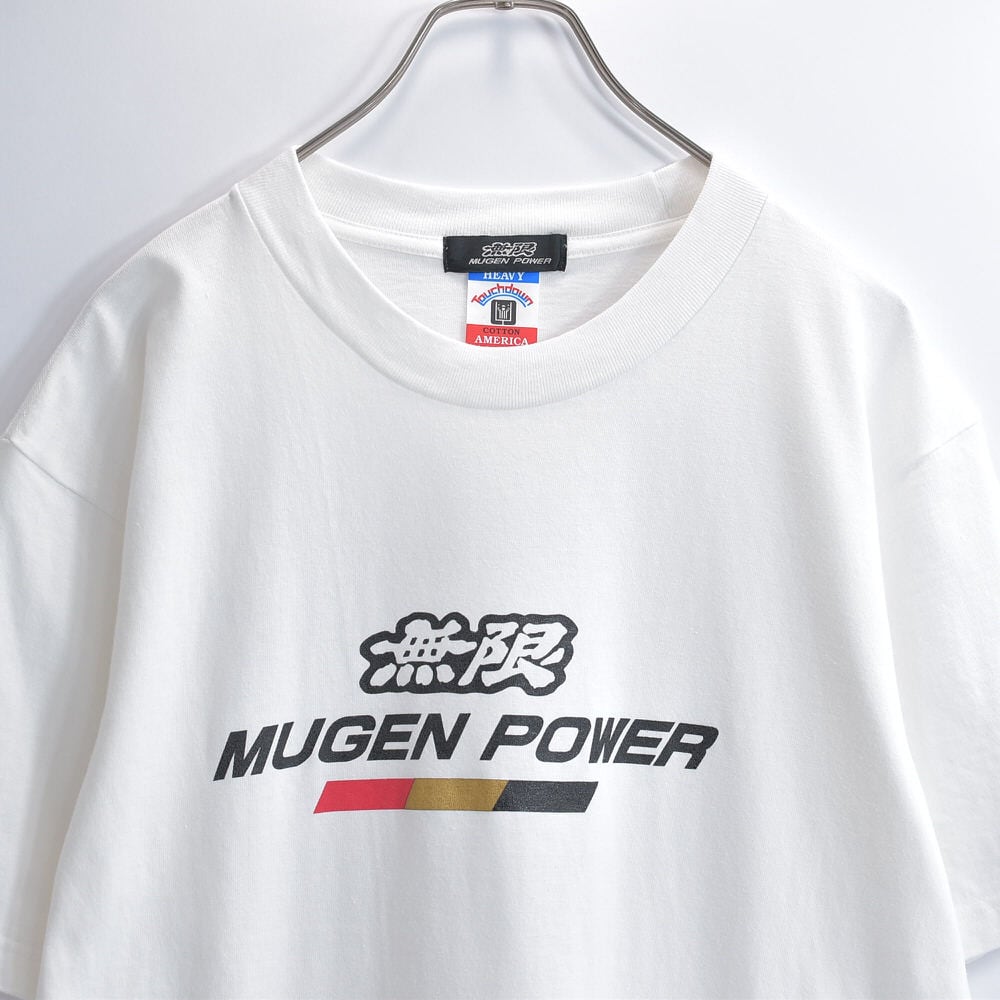 90s～ MUGEN POWER 無限 HONDA 企業ロゴ プリント モータースポーツ T