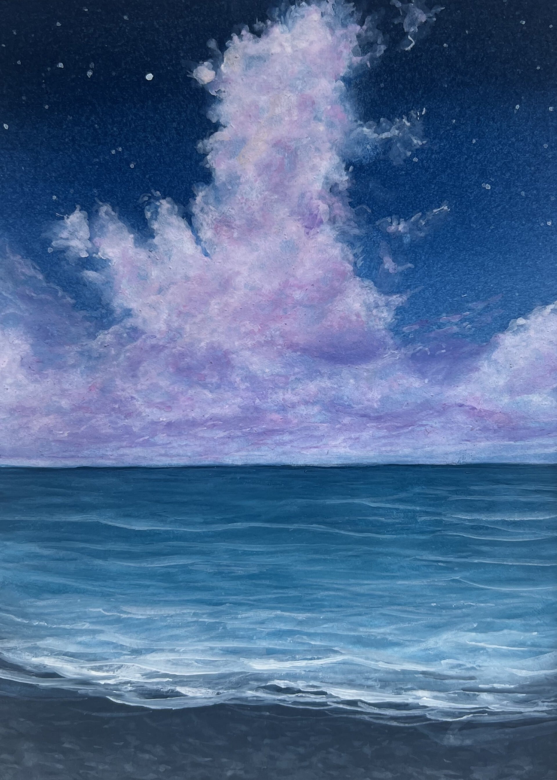 シリーズ 幻想的な海（原画） | 水彩画fitiilokamei