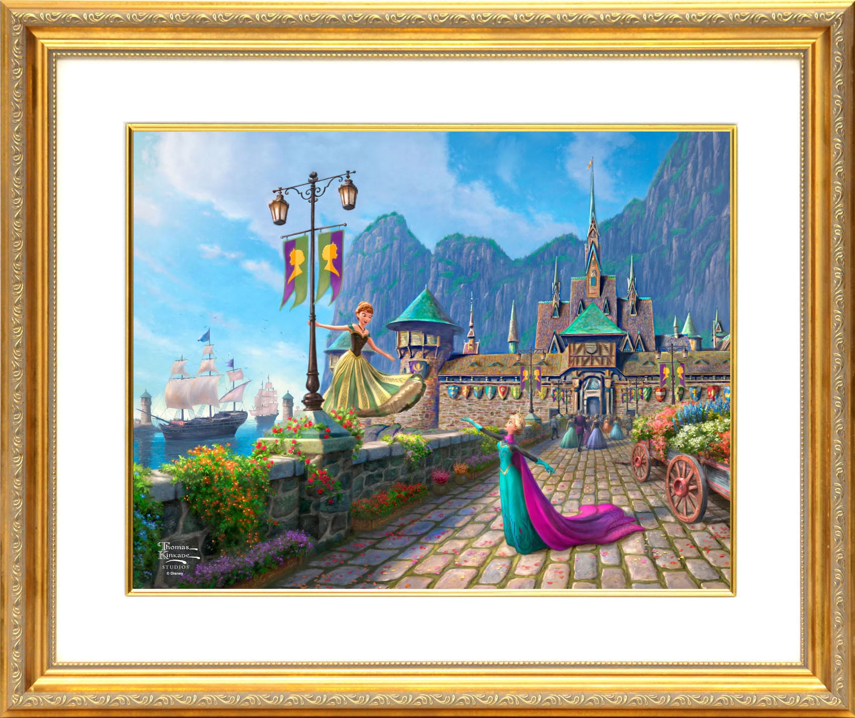 ディズニー絵画 トーマス キンケード アナと雪の女王/セレブレーション