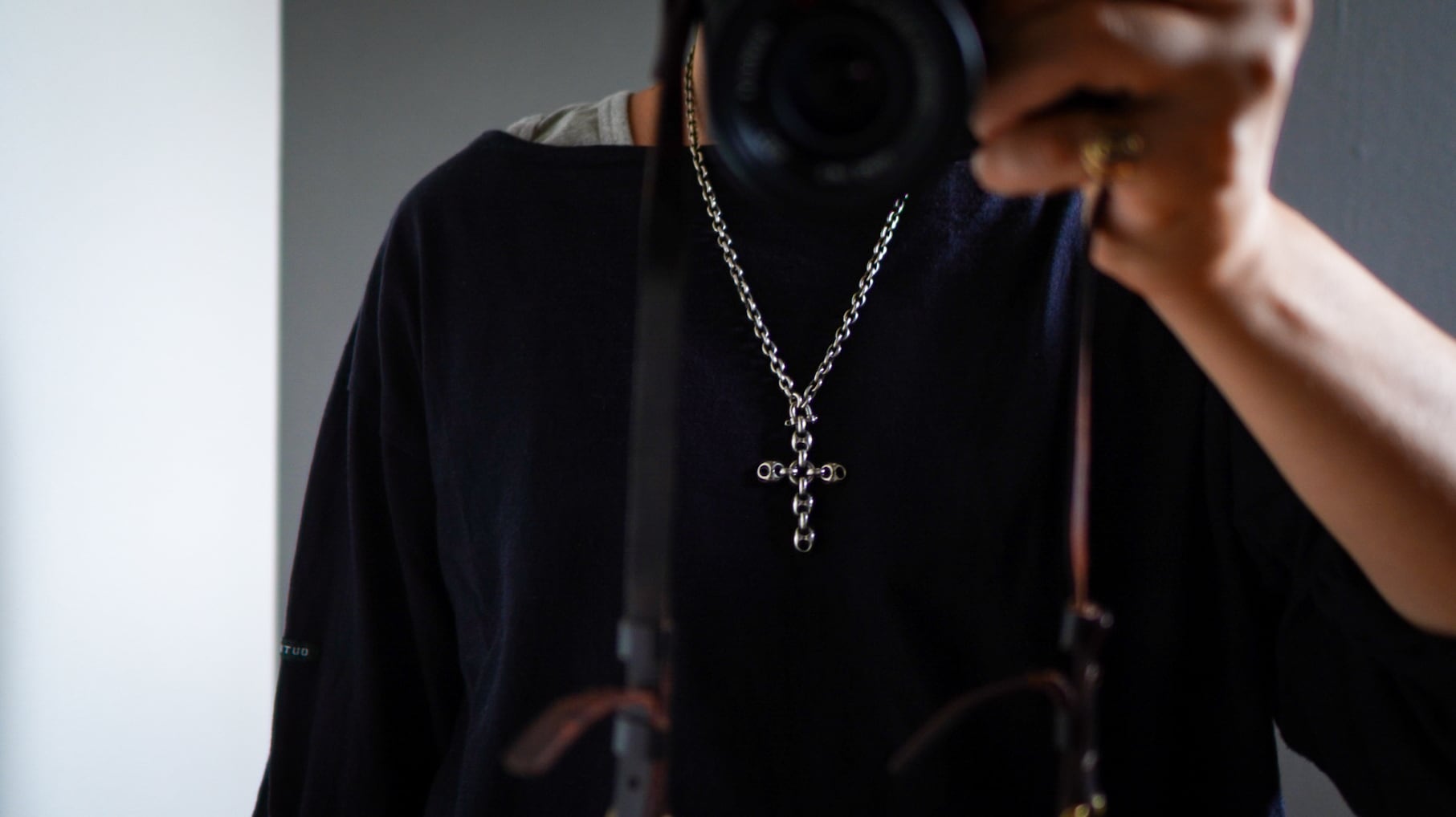 VINTAGE】GUCCI グッチ マリーナ クロス ネックレス (ラージ