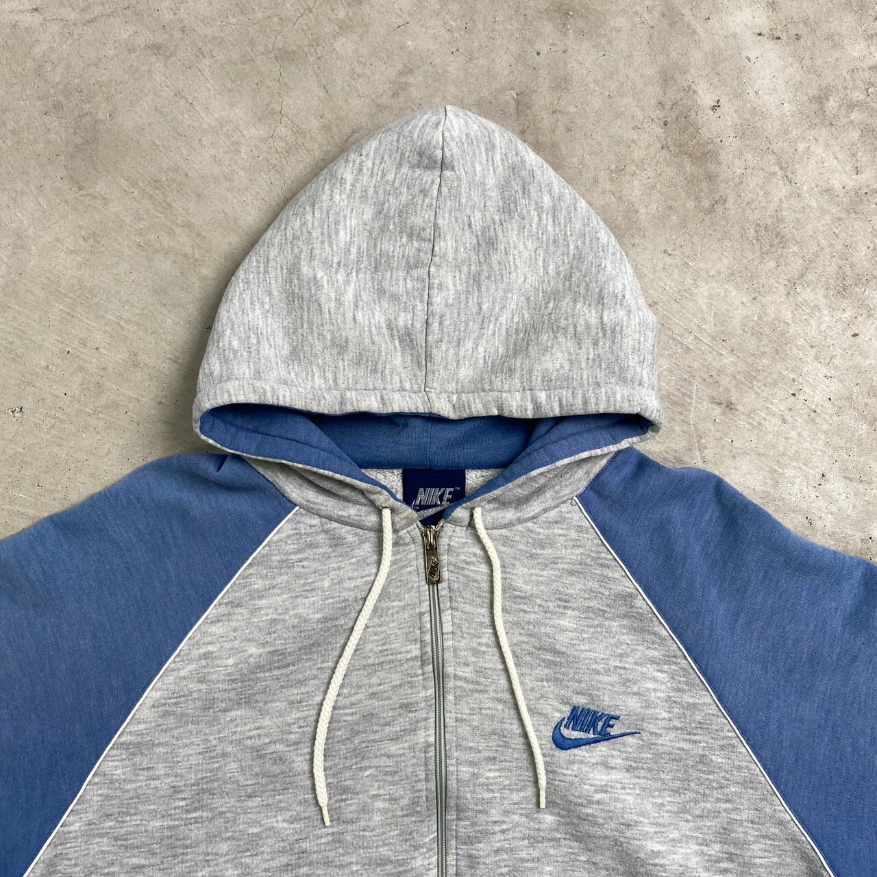 80年代 NIKE ナイキ スウェットパーカー フルジップパーカー 紺タグ