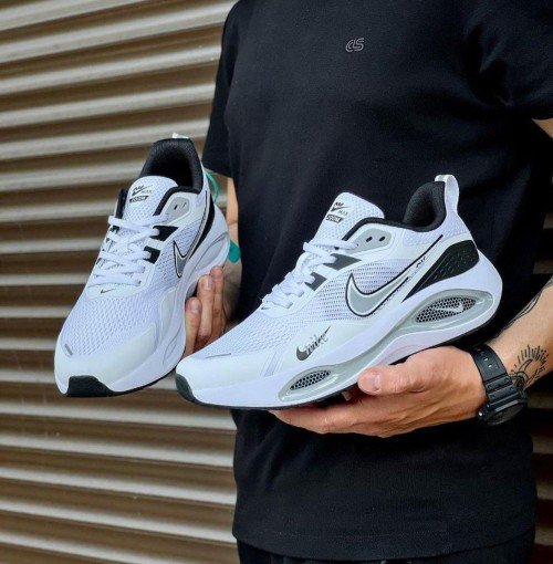 Benzer Shoes | Nike Air Max Zoom Winflow V 2 White Black For Mens