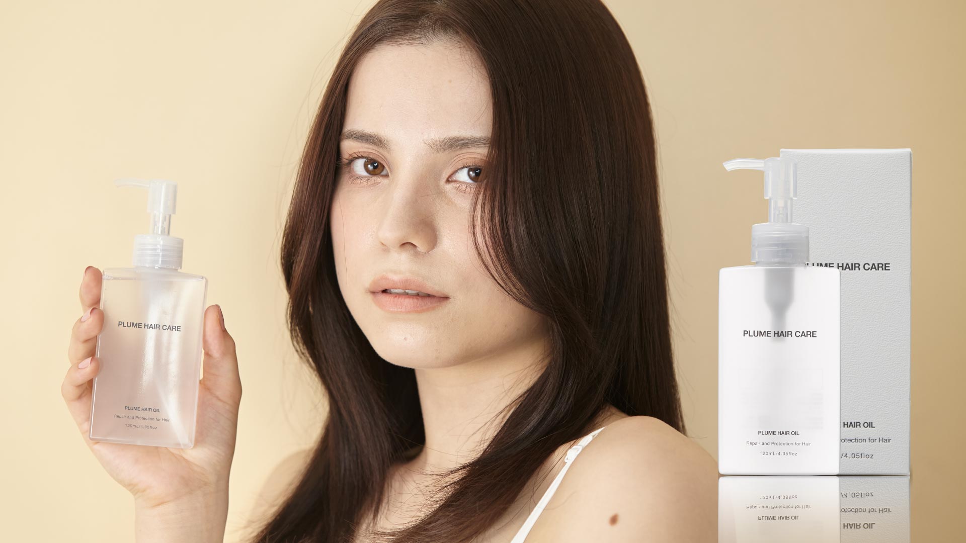 プリュムヘアオイル｜うねり髪の構造に着目した成分処方