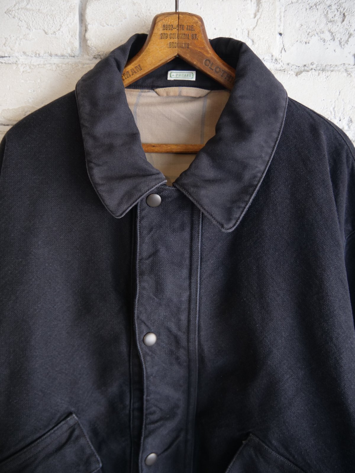 A.PRESSE Vintage Silk Hemp Hunting Jacket アプレッセ ヴィンテージ