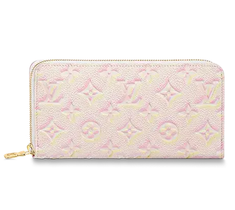 ルイヴィトン モノグラムアンプラント ジッピーウォレット ピンク