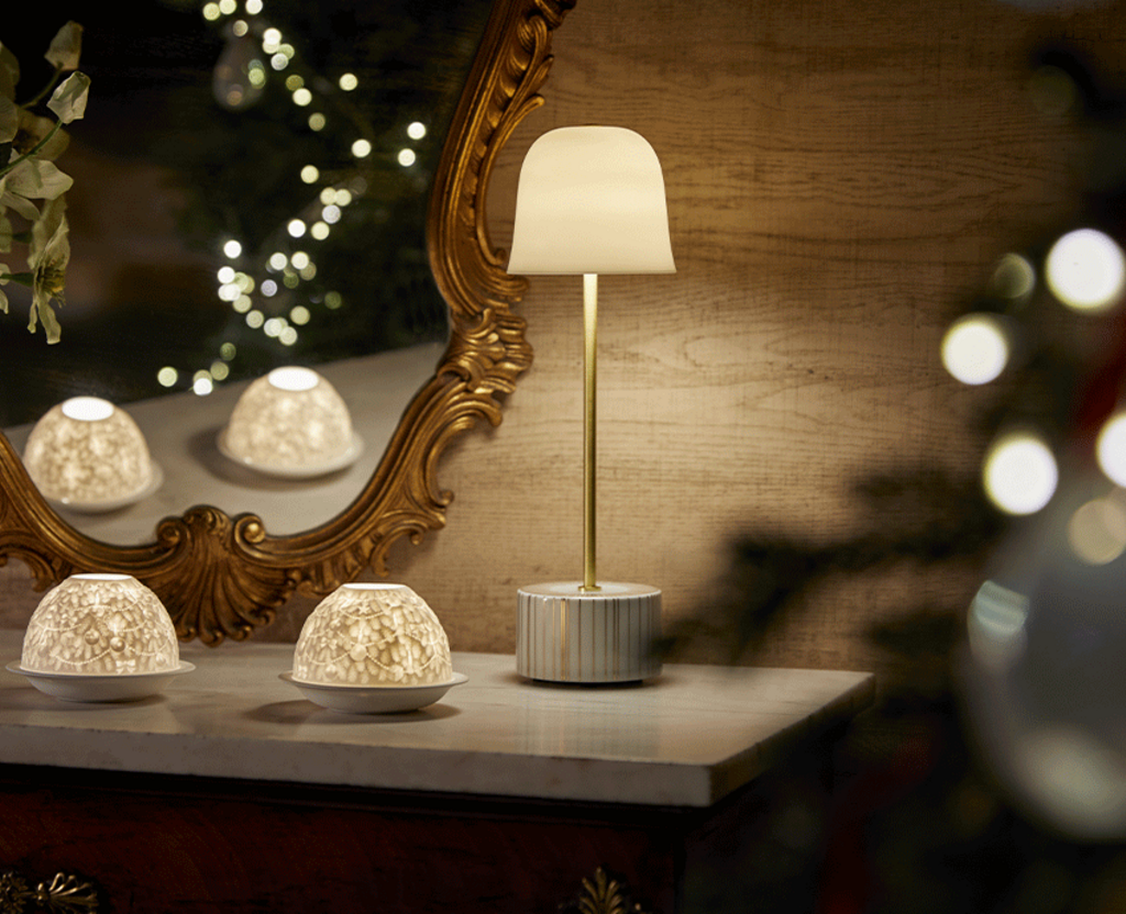 レ・コリブリ LED LITHOPHANIE (リトファニーLED） | ベルナルドの磁器