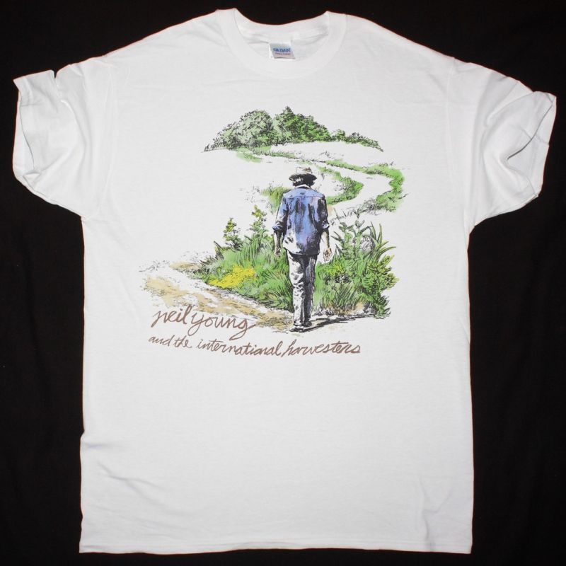 NEIL YOUNG TOUR 1985 - Best Rock T-shirts