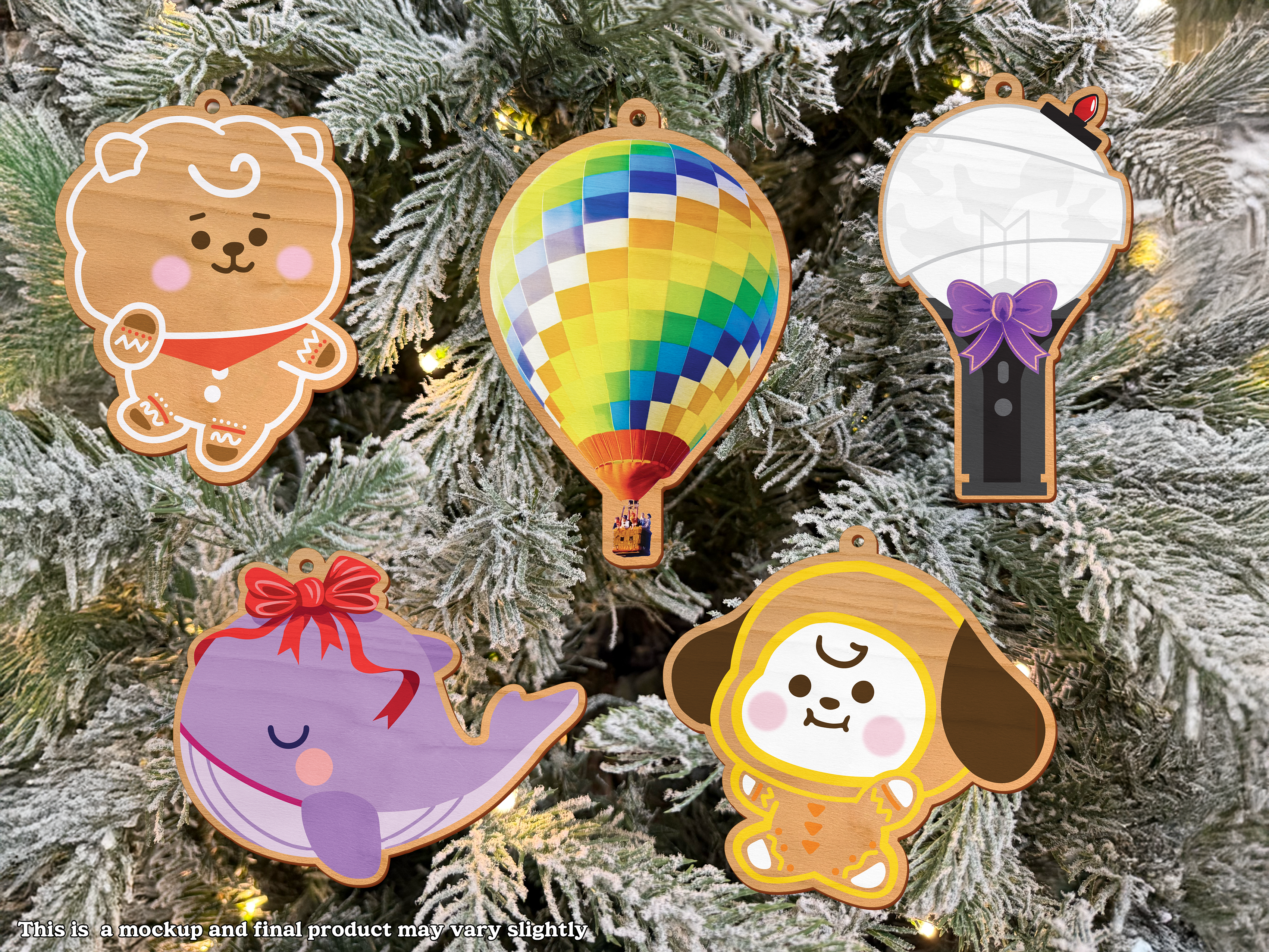 BTS Wooden Ornaments - In stock – Beyond The Shirt