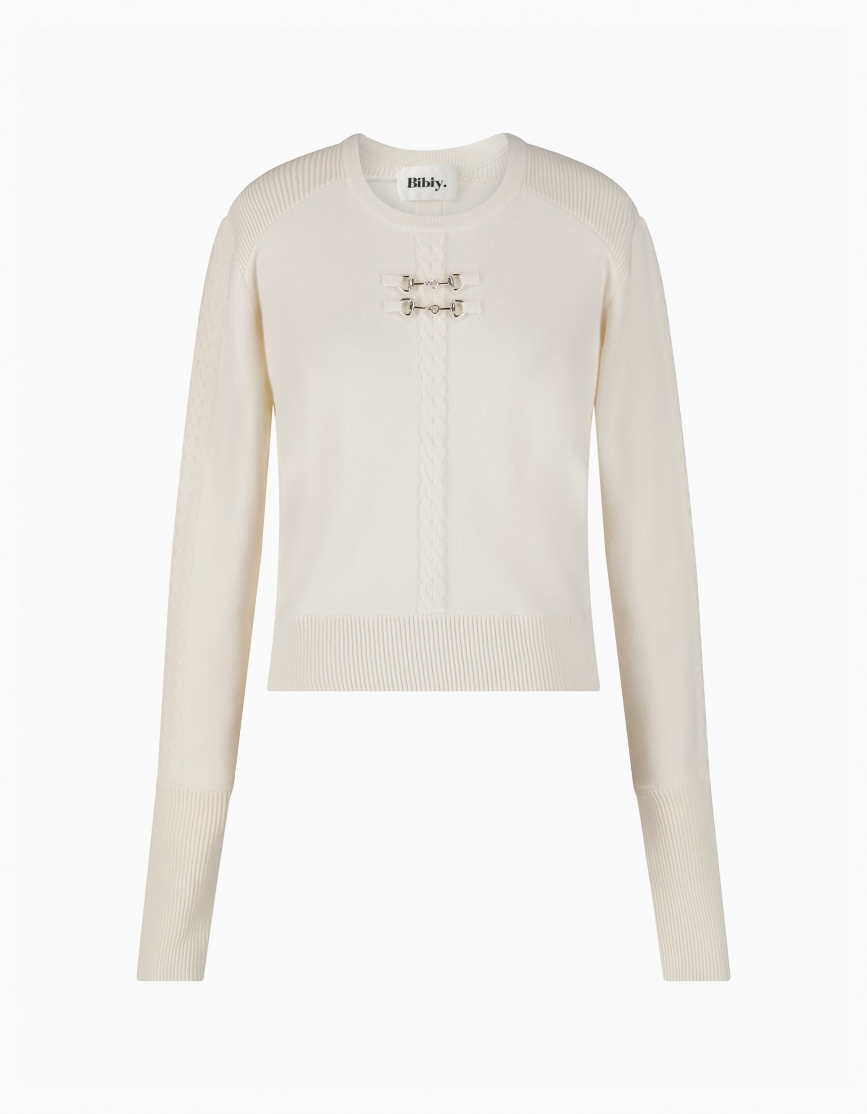 BIBIY. MADE | LINA CASHMERE KNIT WHITE｜Bibiy.