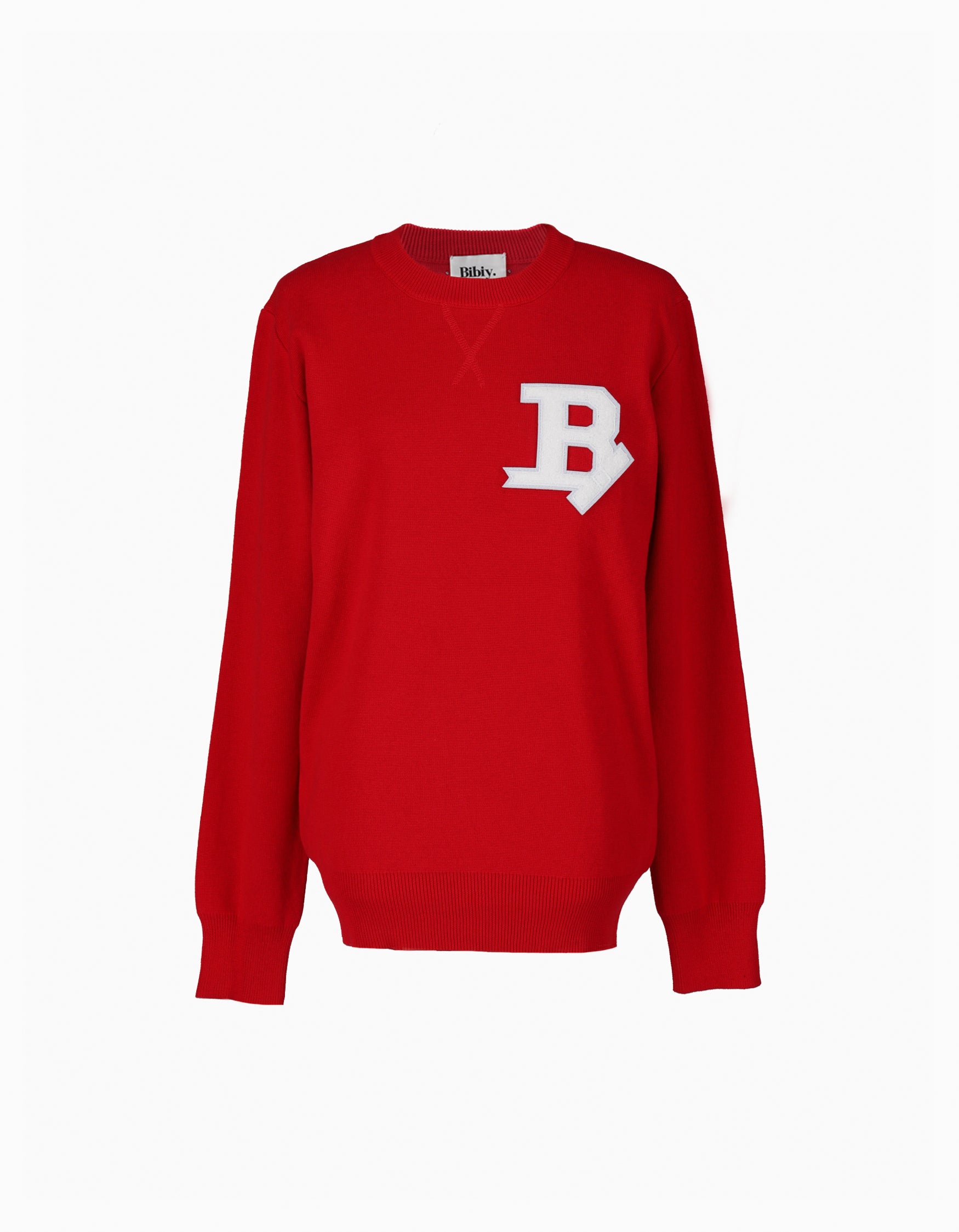 BIBIY. MADE | B. CLUB KNIT RED｜Bibiy.