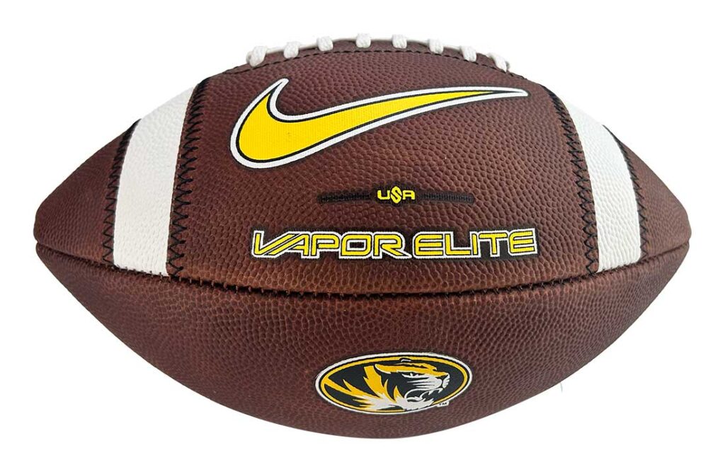 Official 2025 Missouri Tigers Nike Vapor Elite Game Football - Big