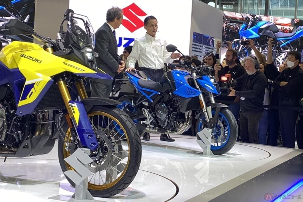 スズキ「V-STROM 800DE」「GSX-8S」 最新のスポーツアドベンチャー
