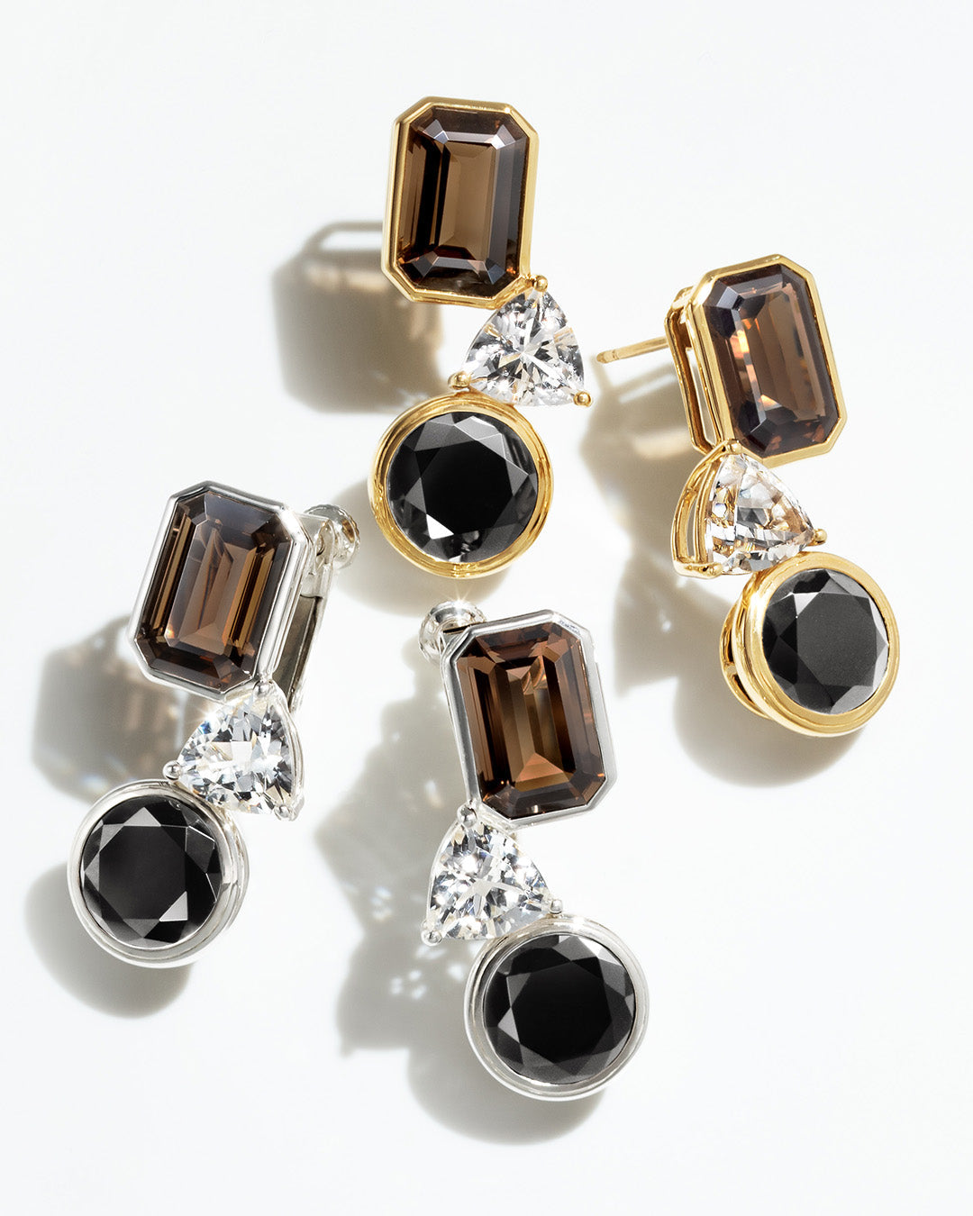 在庫限り・即日発送】スモーキークォーツ×マルチカラージュエル