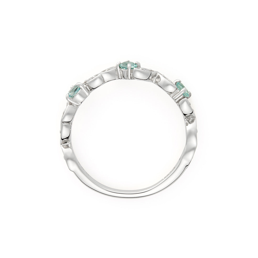 ビズー公式】ミントグリーンベリル K10/K18/PTリング・リエール