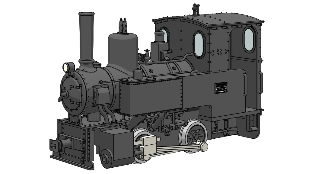 HOナロー 1/87 9mmゲージ コッペルBタンク井笠タイプ(鉄道模型キット