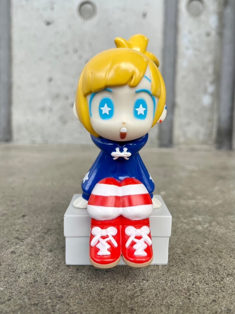 完売】Sit Gal KICKちゃん（アメリカエイティエイト カラー）ソフビ