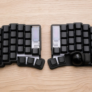 roBa 【トラックボール付きワイヤレス自作キーボードキット】 - kuma