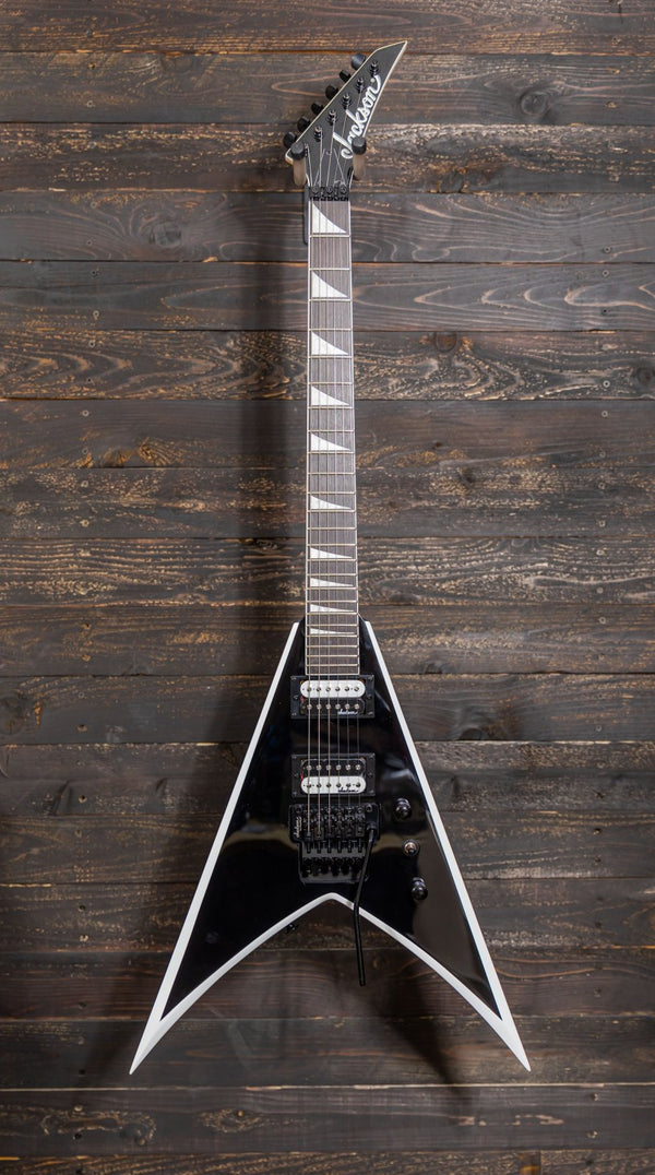 Jackson JS32 King V Black with White Bevels - Boothe Music