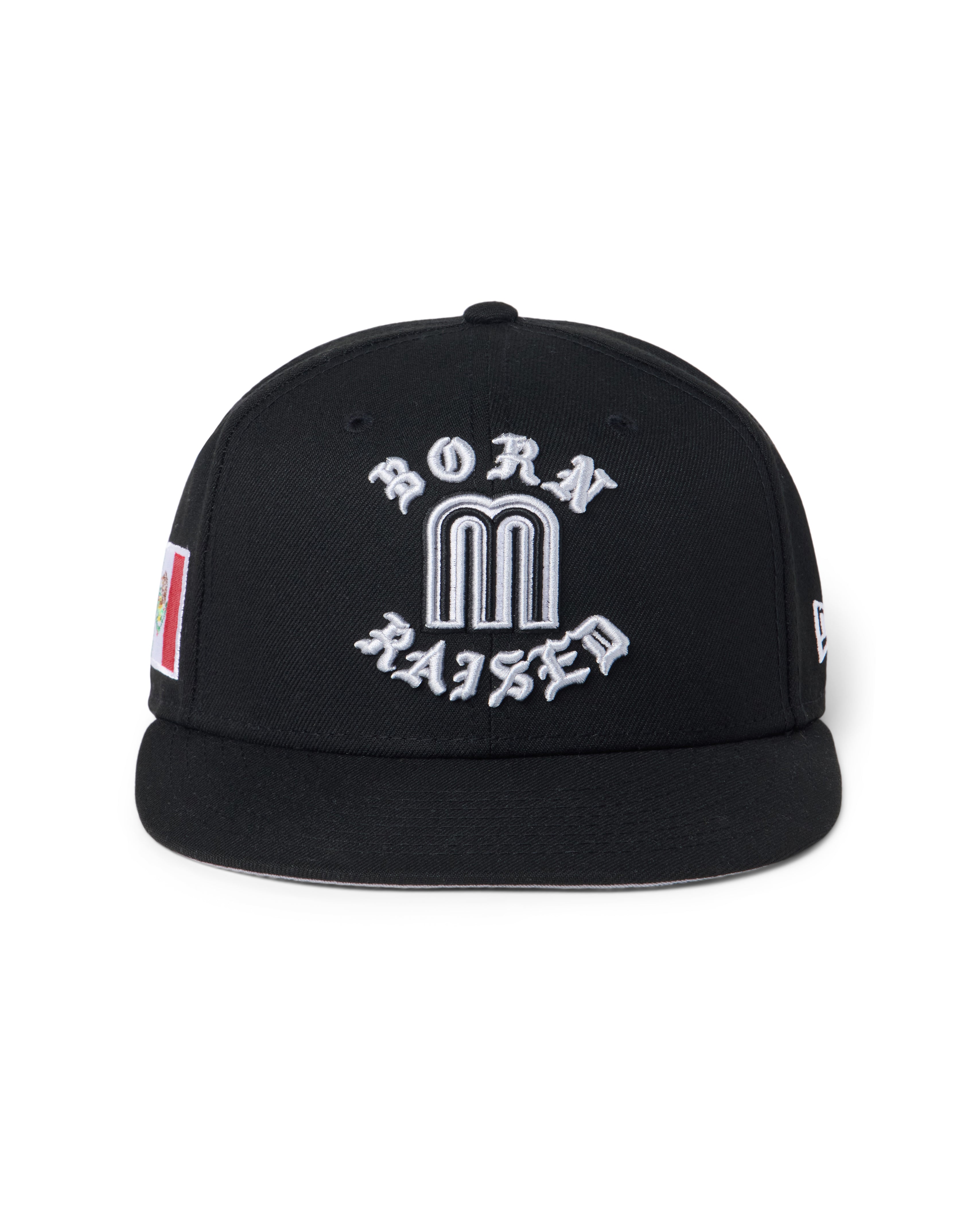 BORN X RAISED + WBC MEXICO ROCKER FITTED: BLACK – Born X Raised