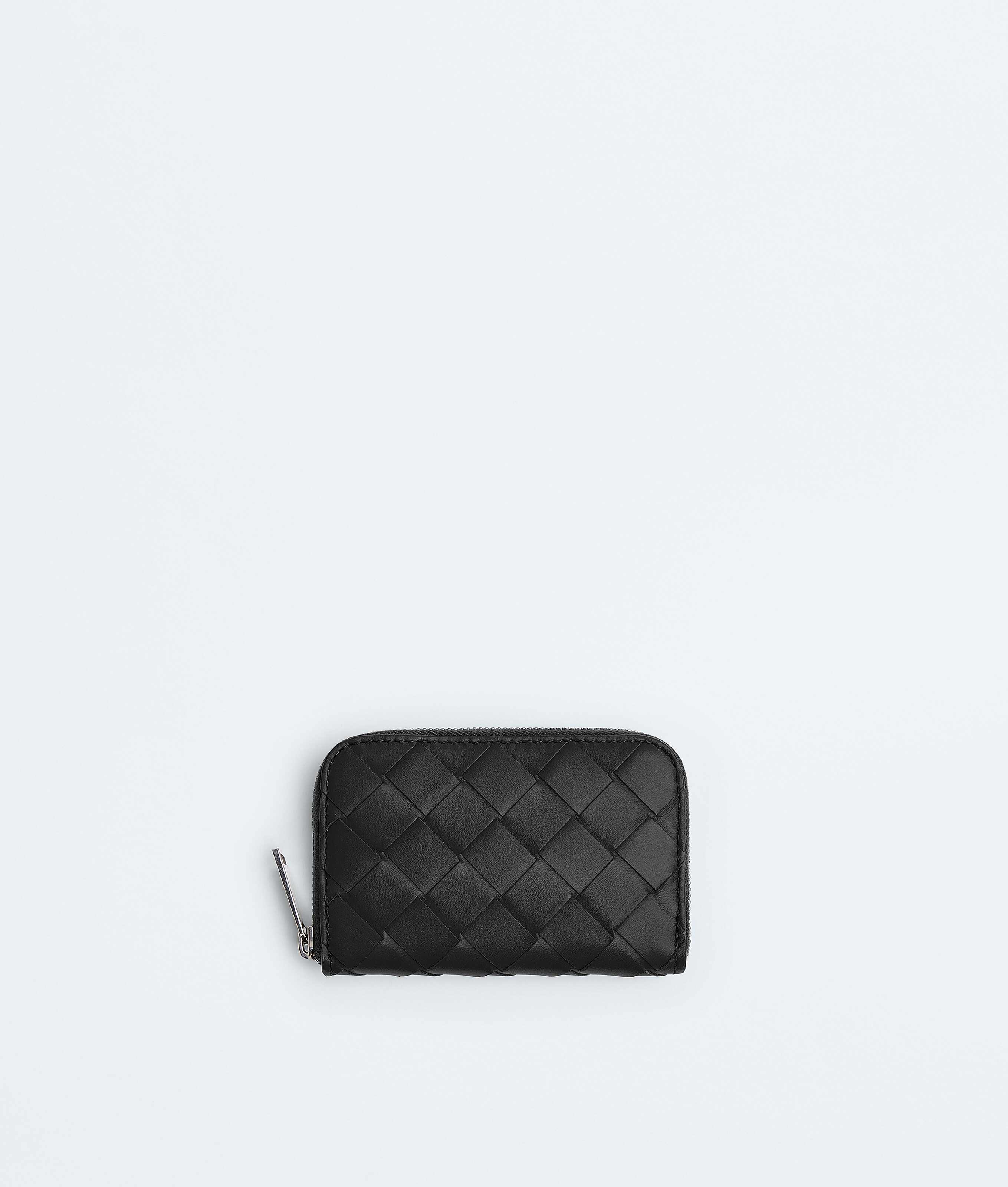 Men's Zipped Card Case in Black | Bottega Veneta US